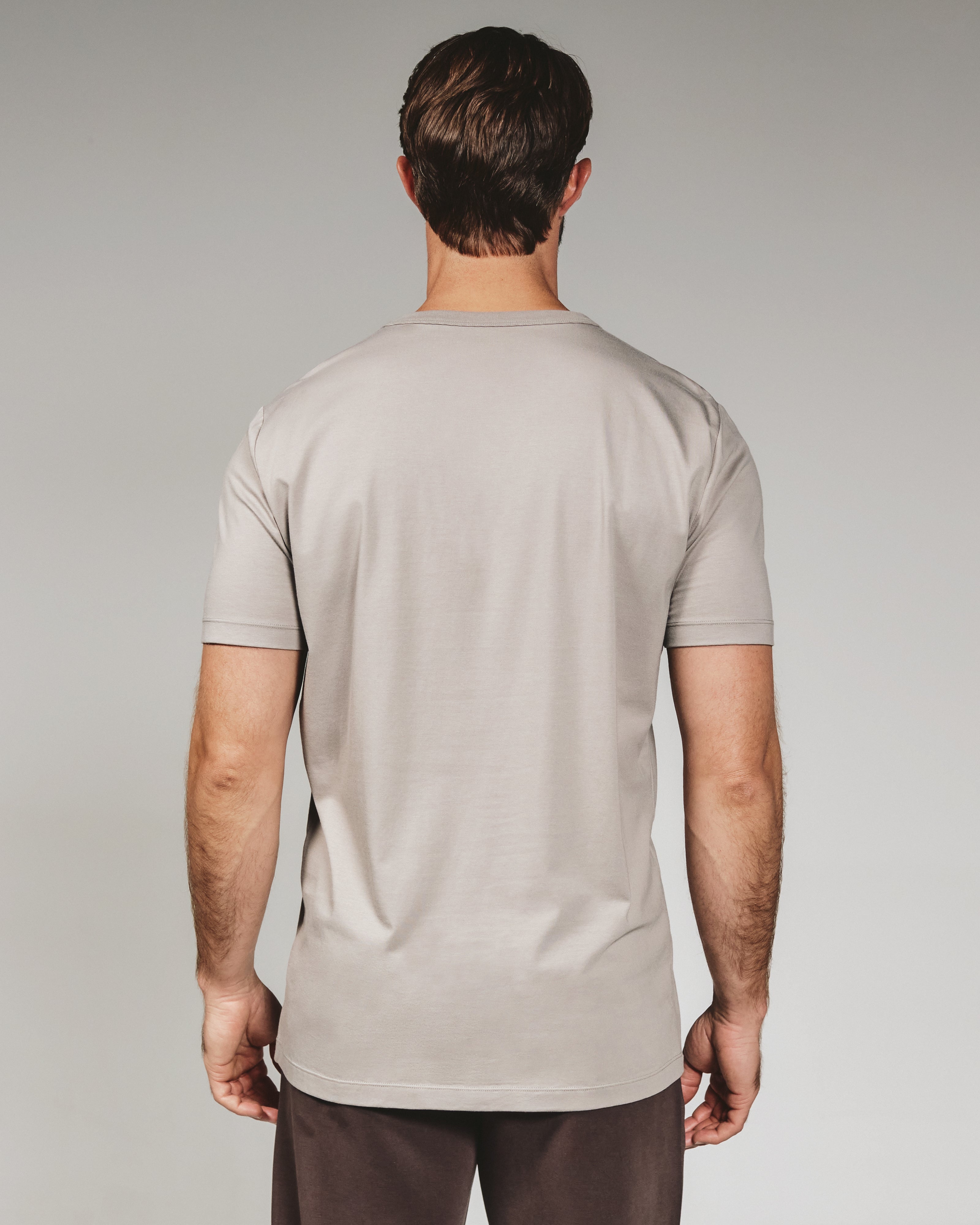 Modal Tee Smokey Taupe