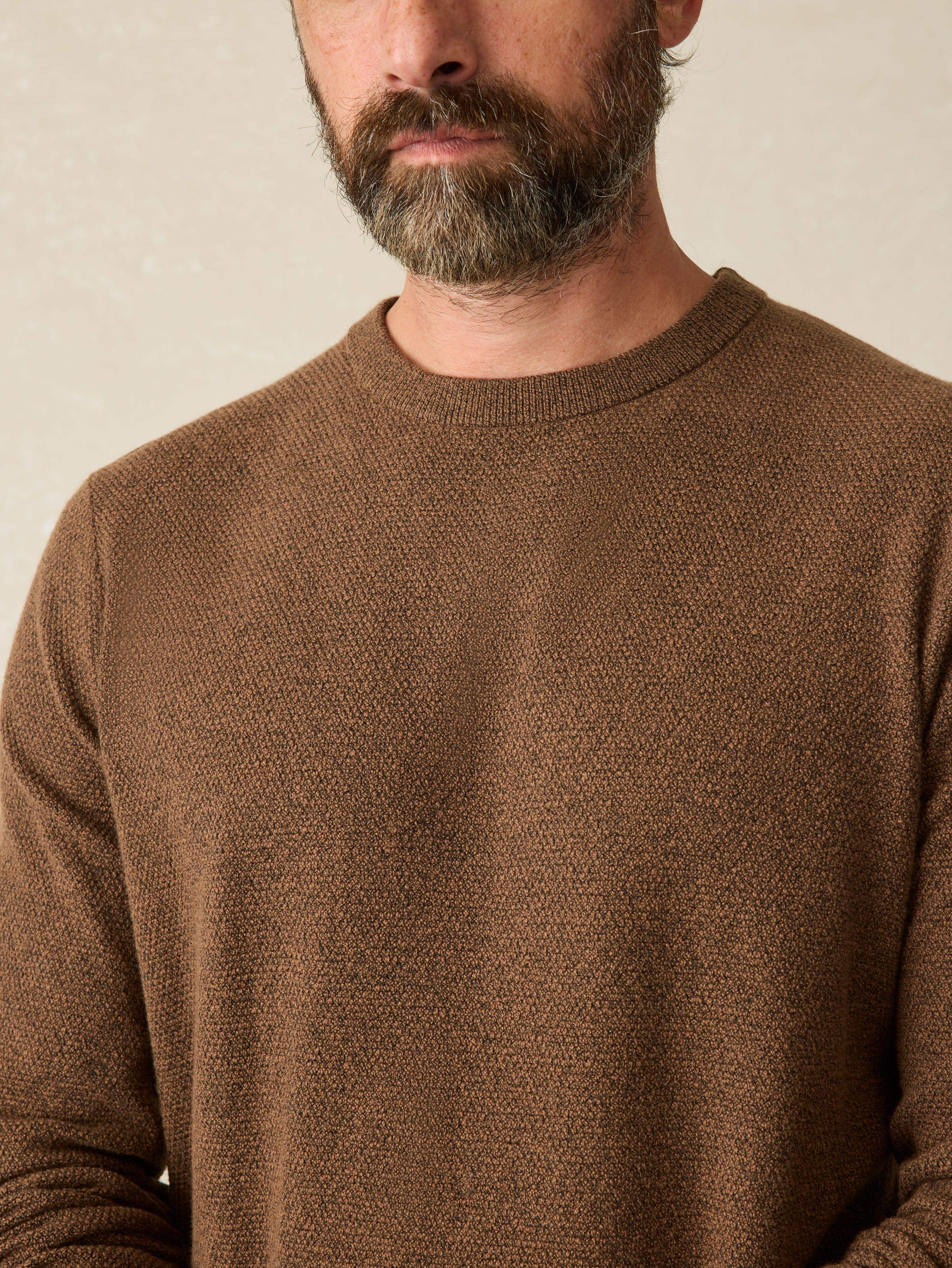Jackson Crew Sweater II Trail Brown Heather
