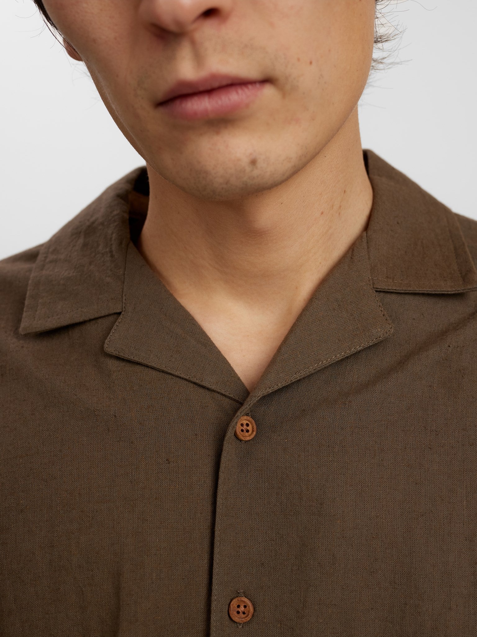 Akleo Short Sleeve Cot/Linen Shirt Cub