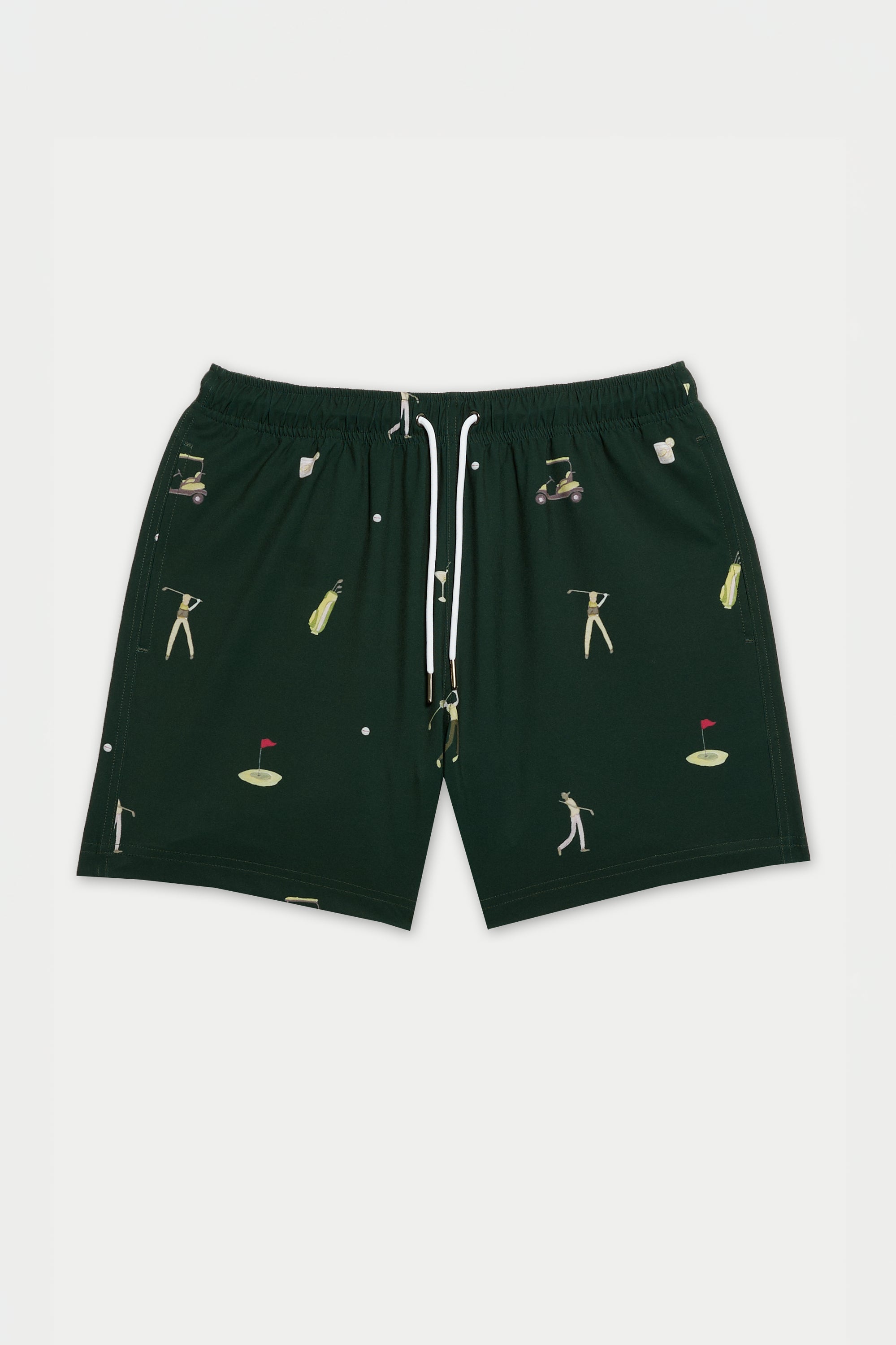 Fun and Games Swim Short Green
