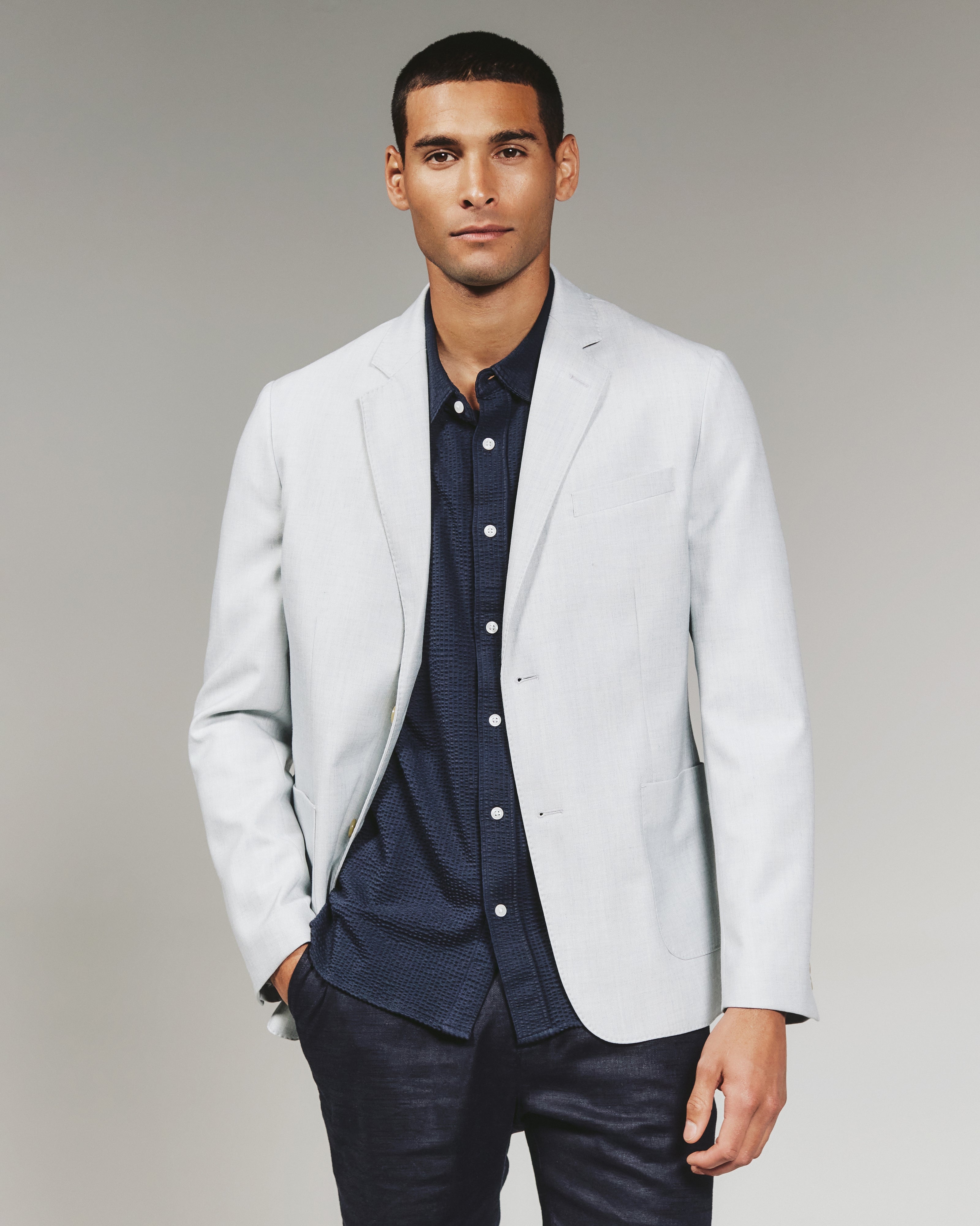 Moore Blazer Light Blue