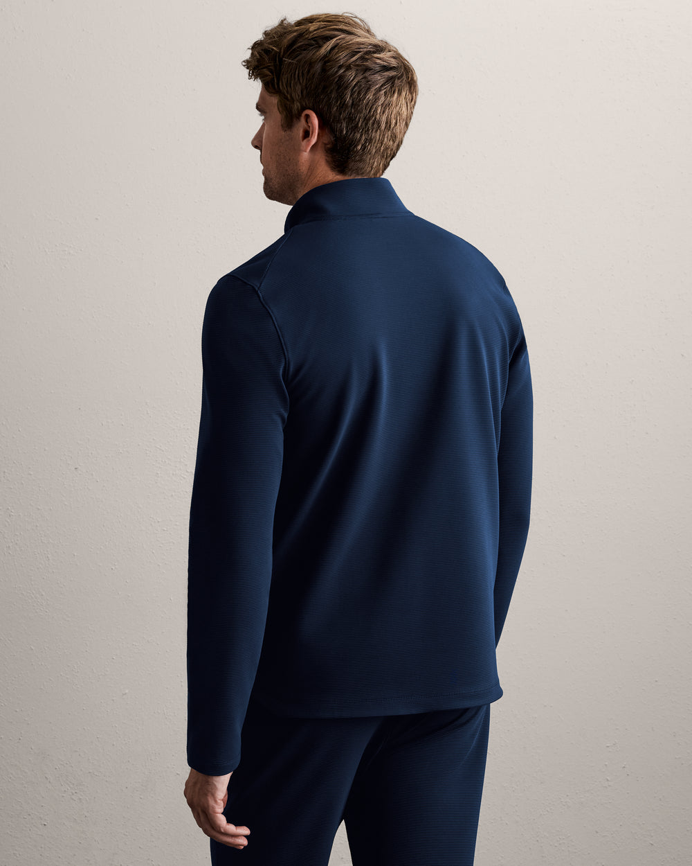 Covert Rib 1/4 Zip True Navy