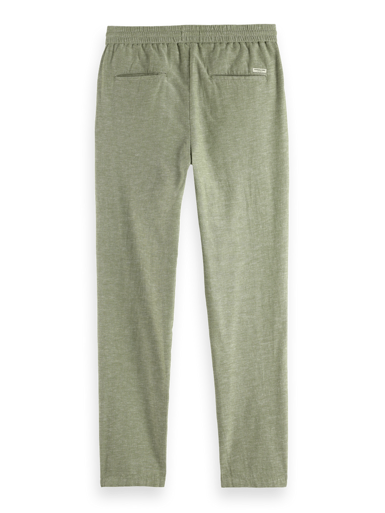 Warren Linen Twill Pant Army