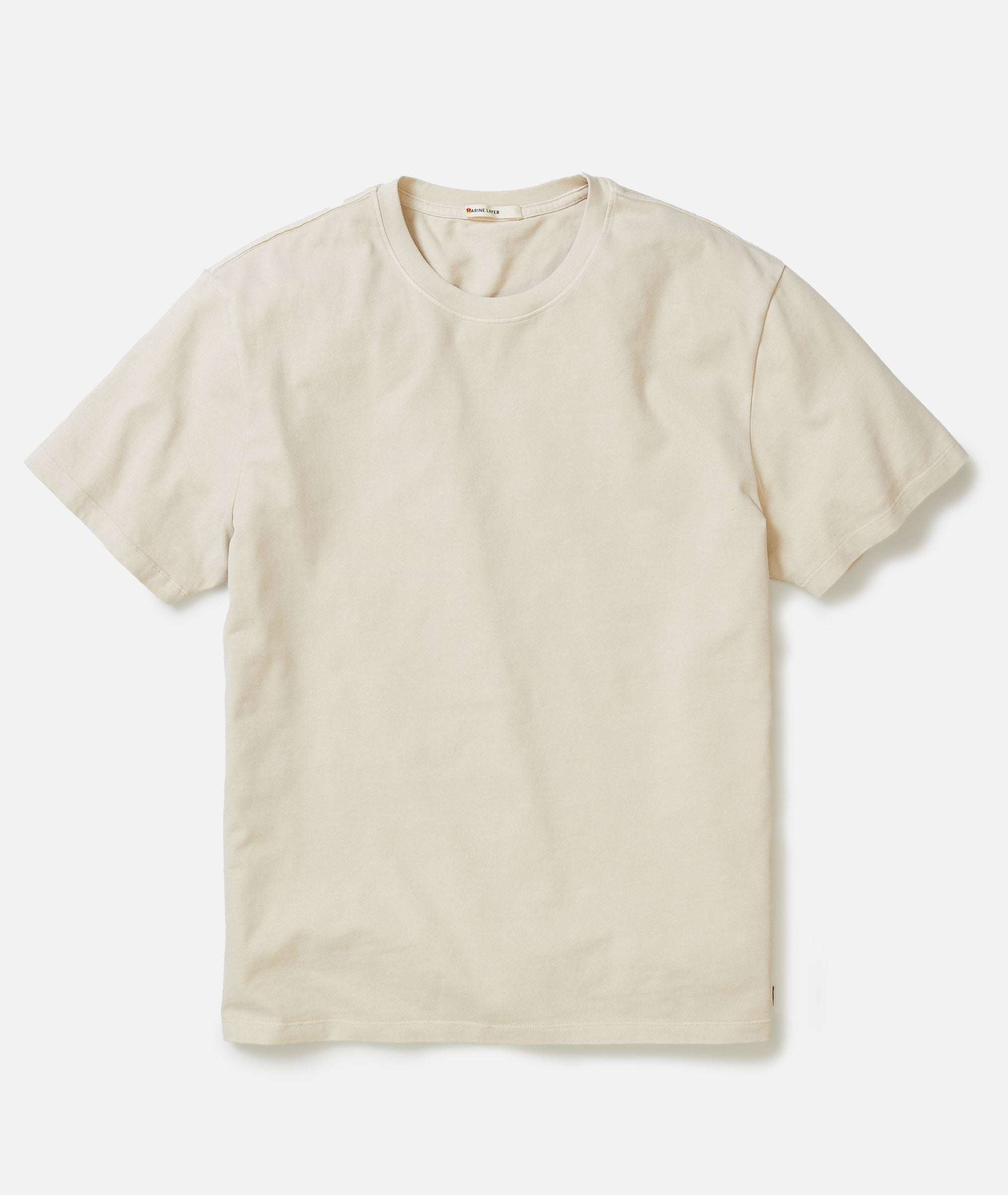 Relaxed Cloud 9 Sueded Jersey Tee Whitecap