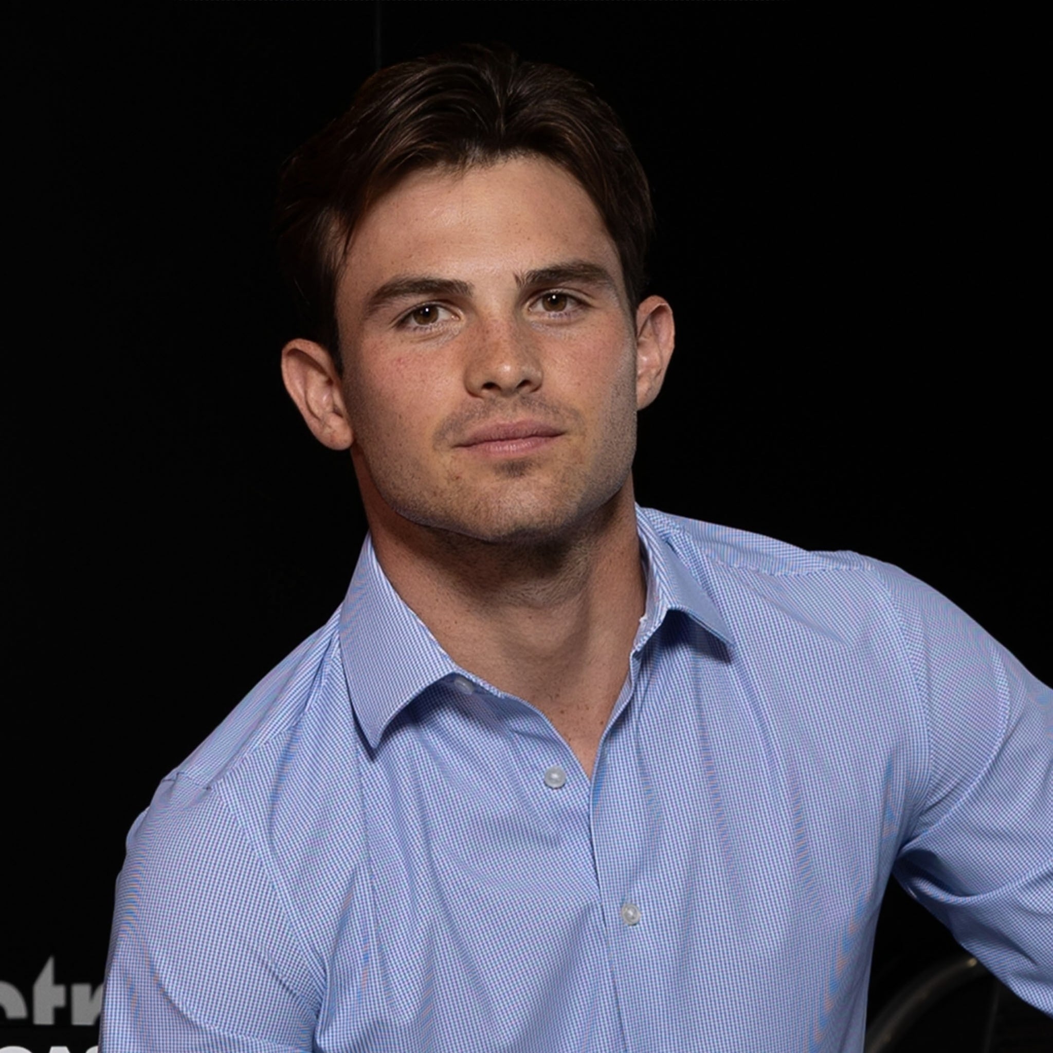 Apex Performance Dress Shirt Shirt Steel Blue Microgrid
