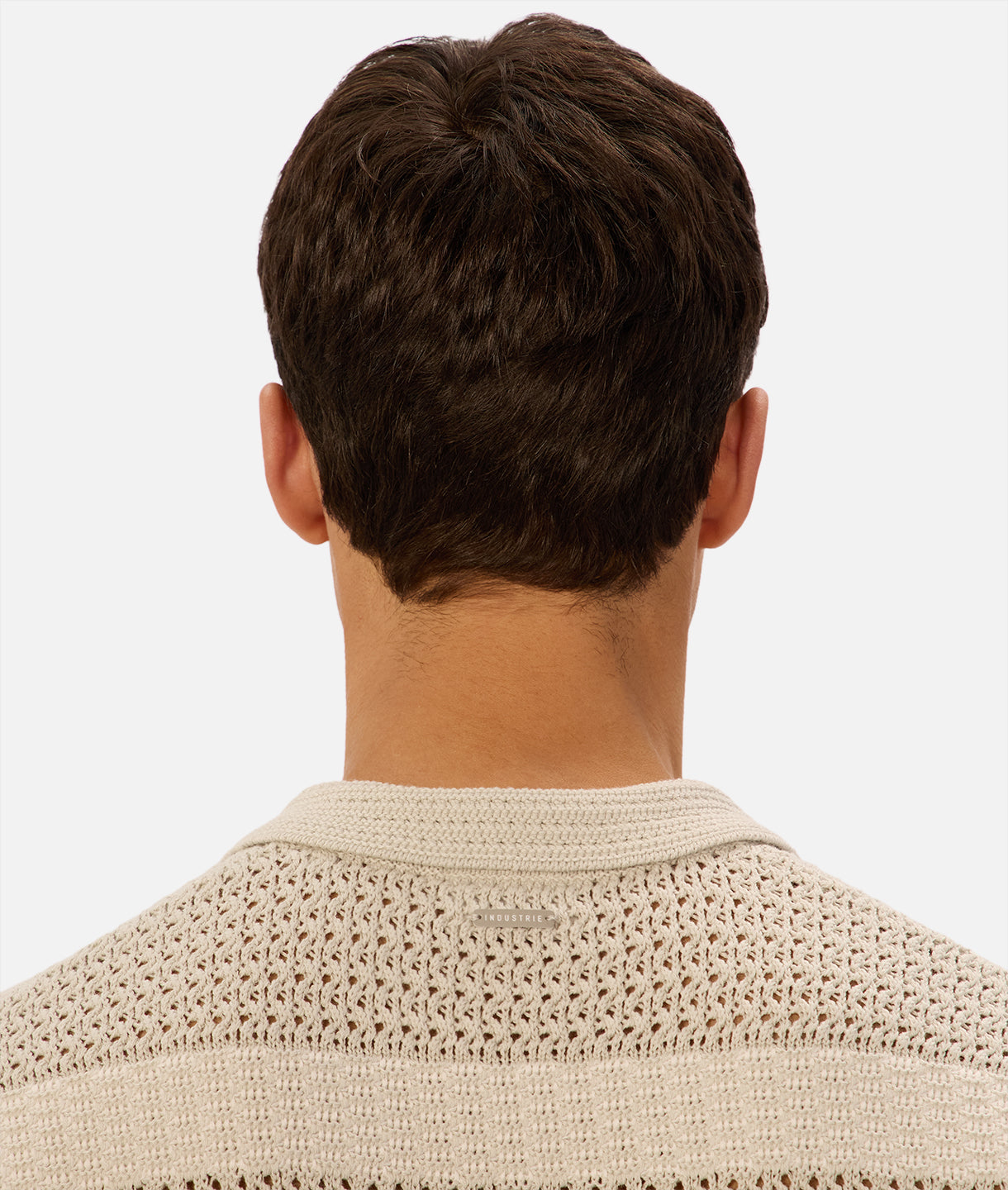 The Menorca Stripe Polo Duck Egg/Creme