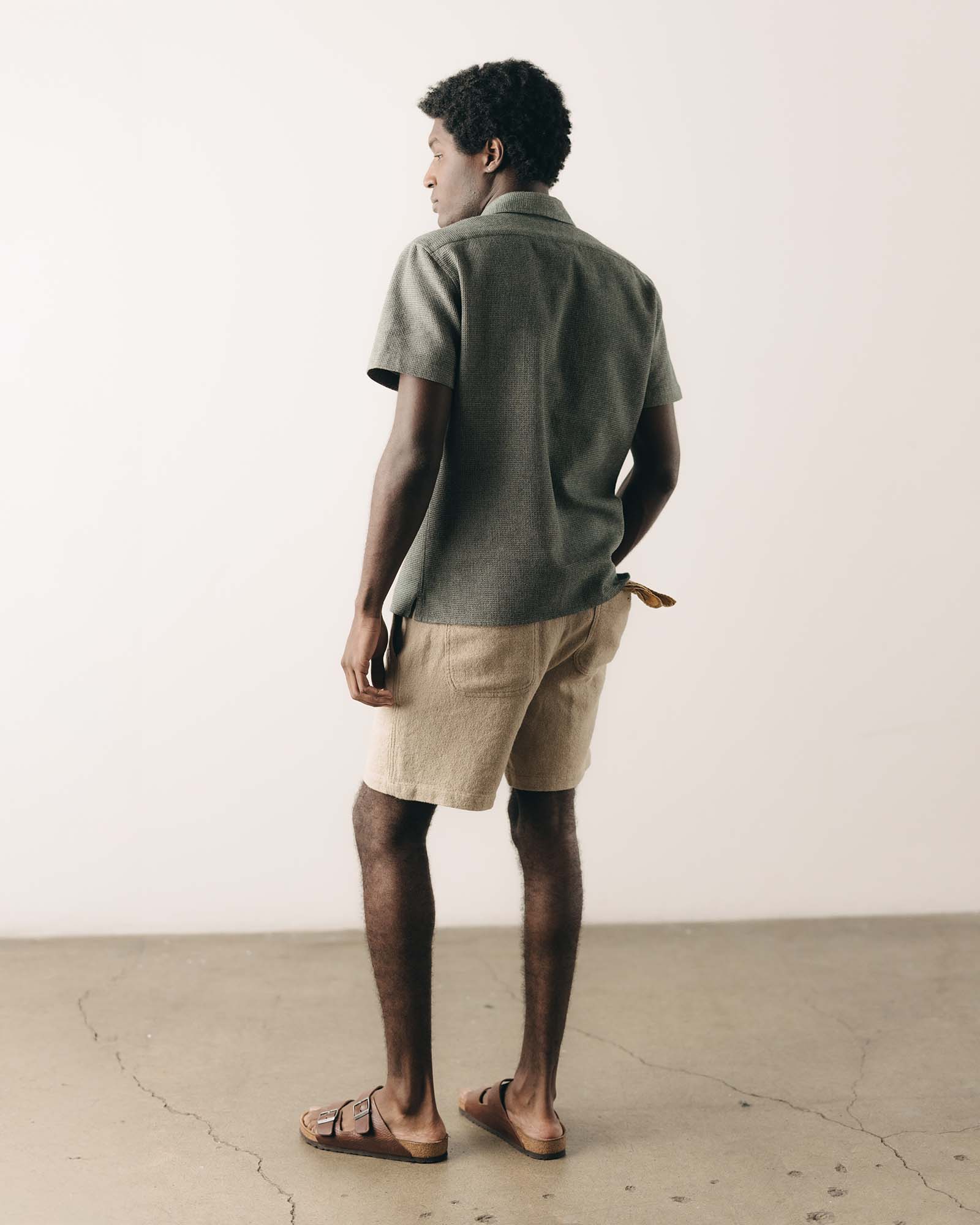 The Short Sleeve Conrad Shirt Deep Sea Twist