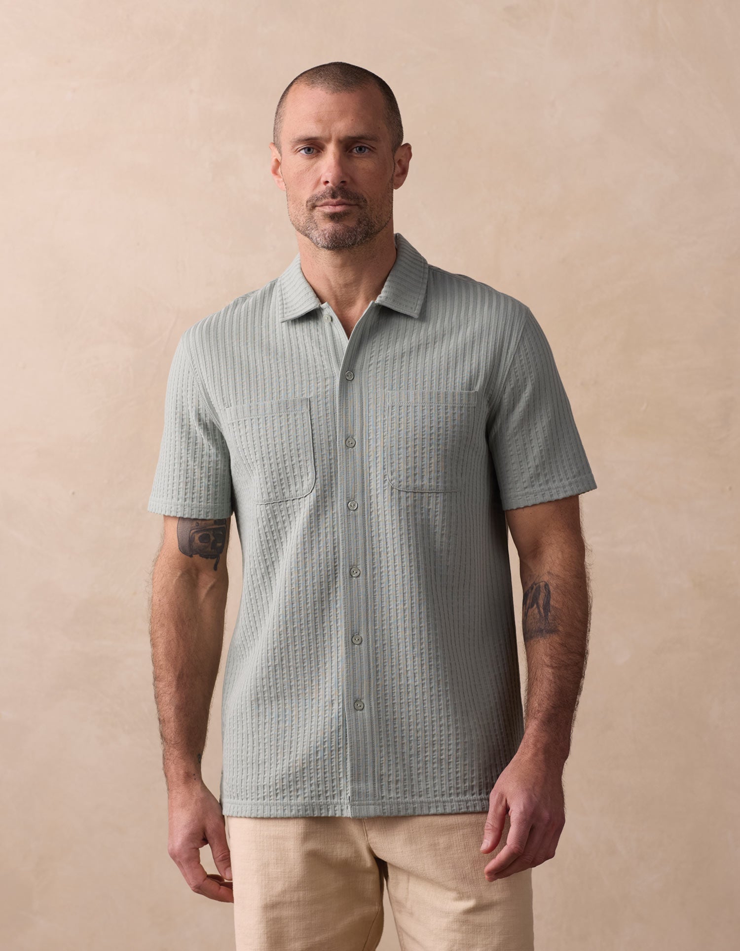 Knit Getaway Button Up Juniper