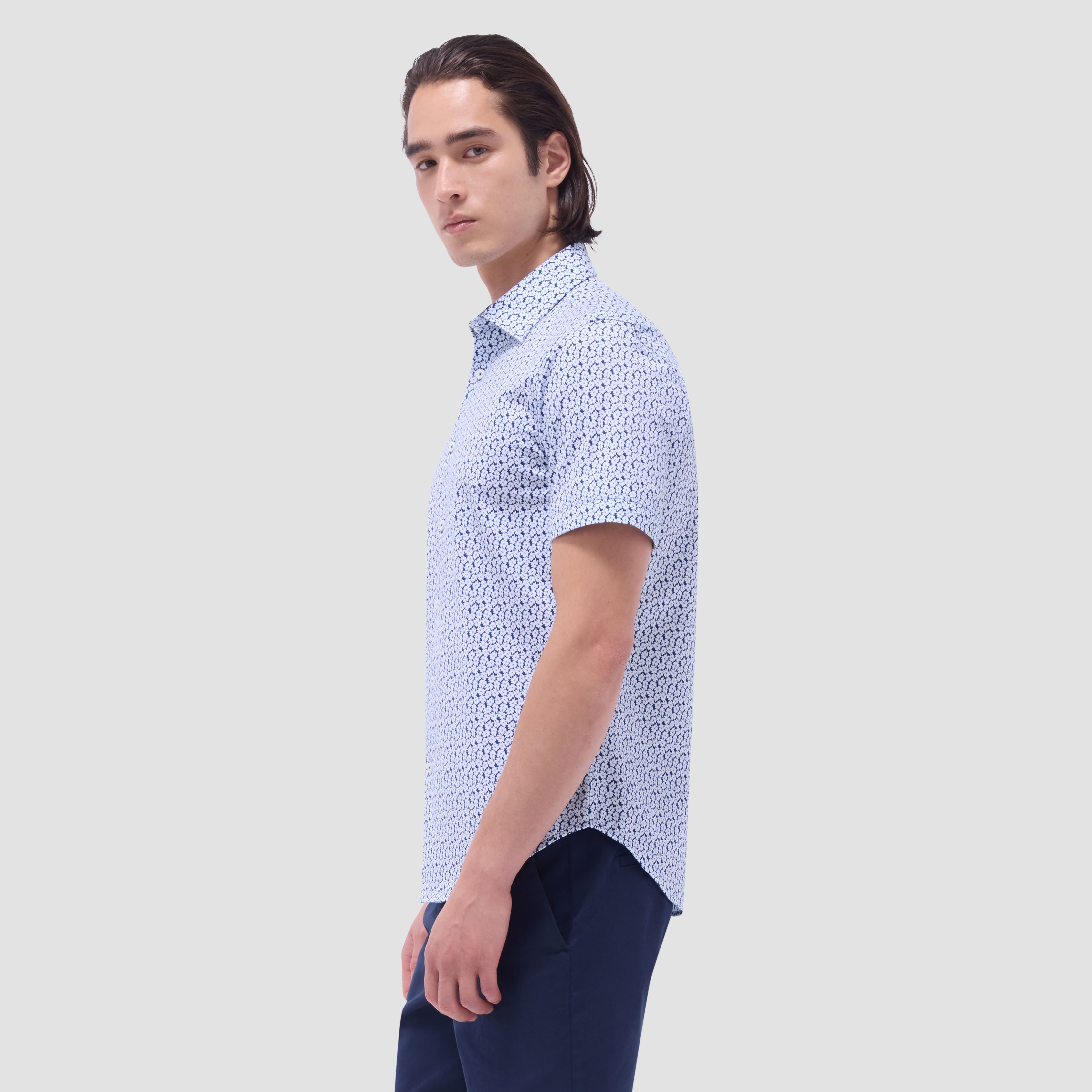 OOOHCotton Miles Short Sleeve Shirt Indigo