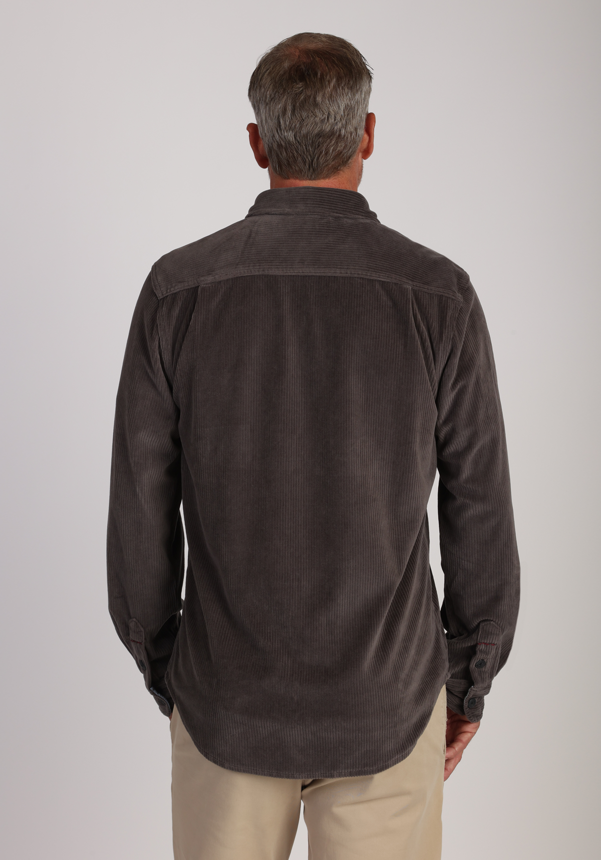 Stretch Ultra Soft Cord Shirt Harley Black