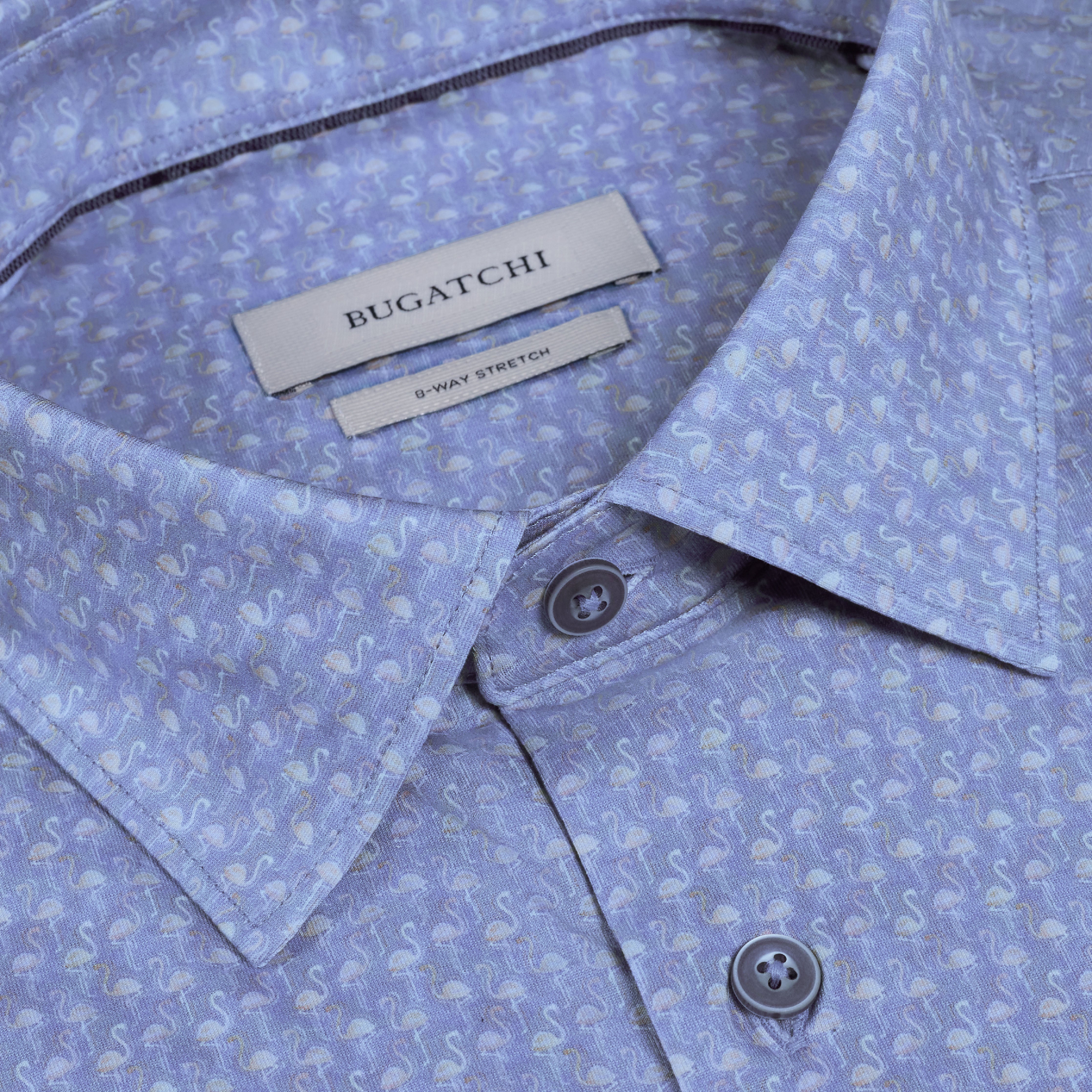 OOOHCotton Miles Short Sleeve Shirt Cobalt