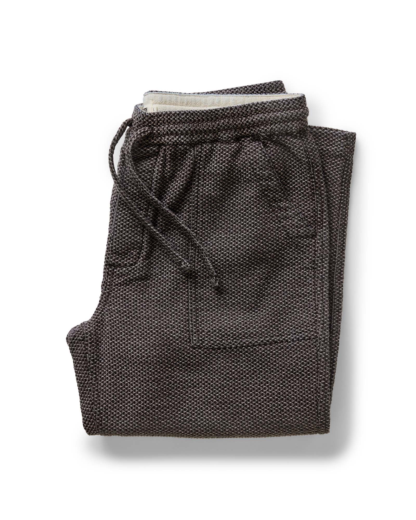 The Breakwater Pant Charcoal Sashiko