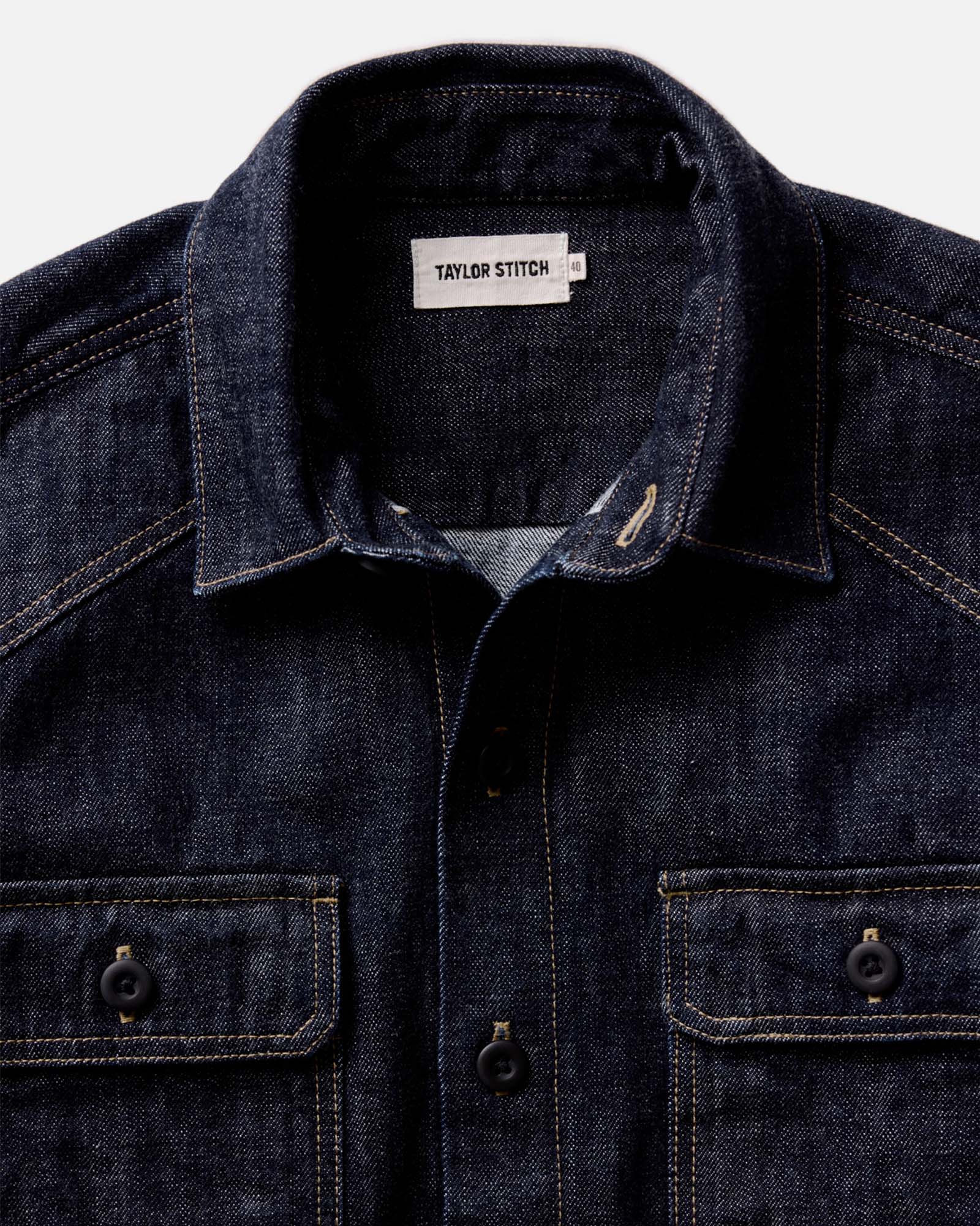 The Shop Shirt in Selvedge Rinsed Indigo