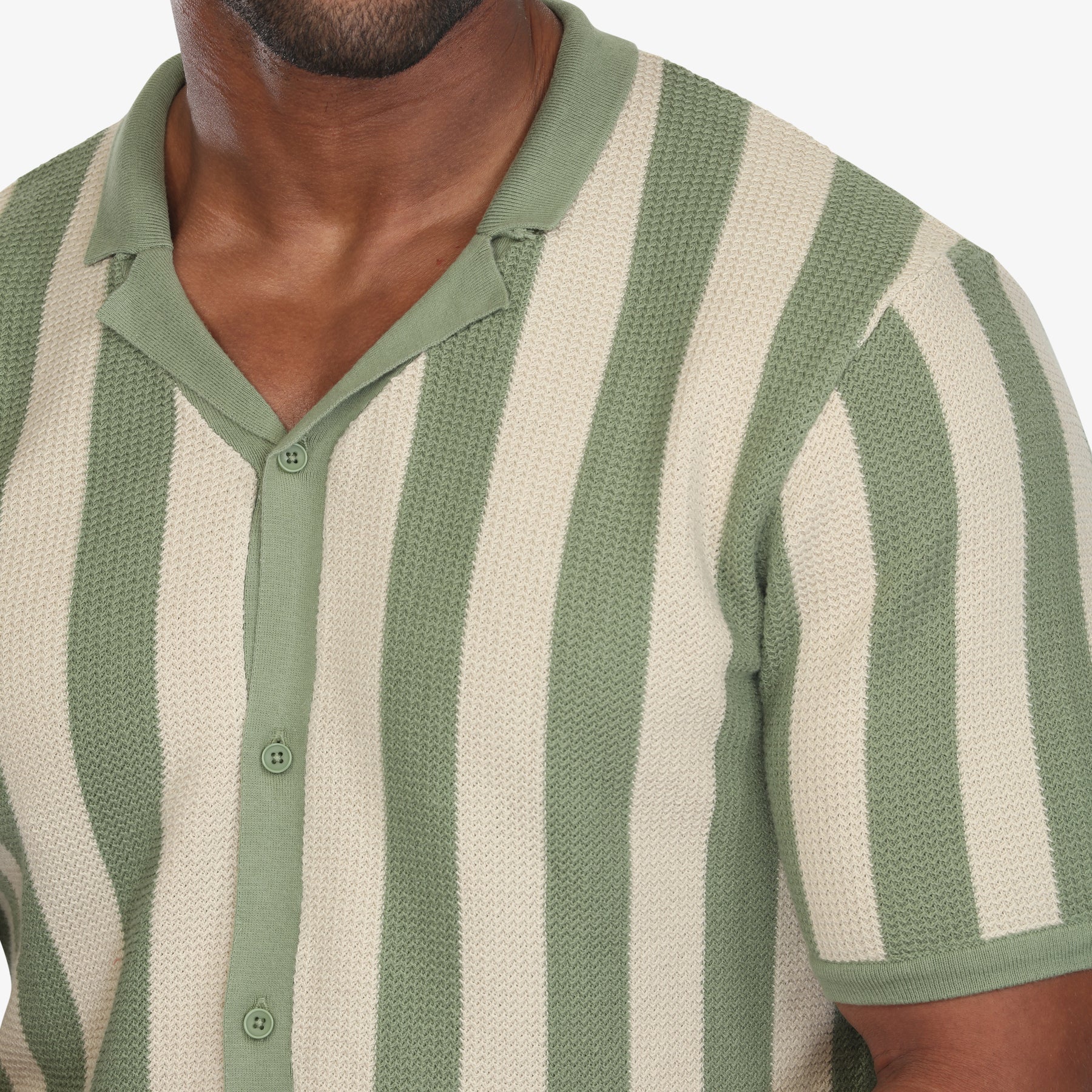 Structured Stripe Shirt Stripes