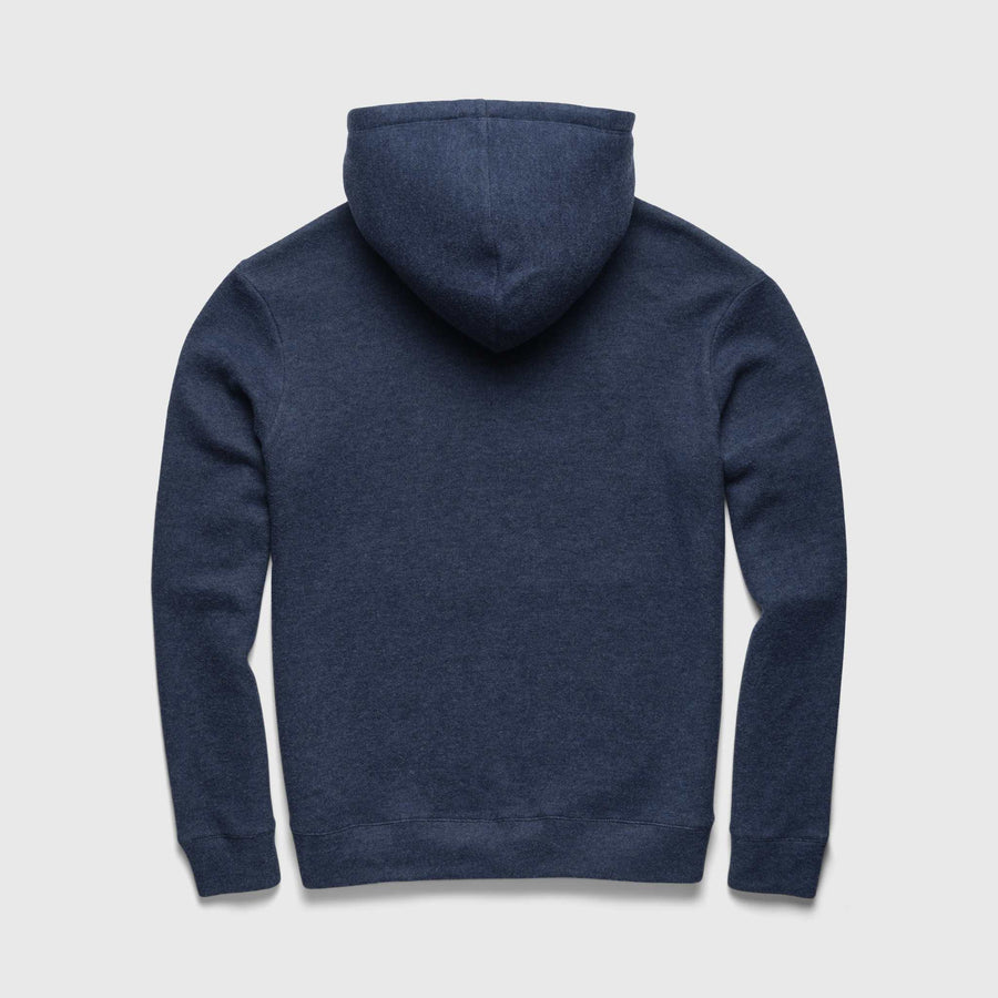 Justin Cashmist Fleece Popover Hoodie Navy Heather
