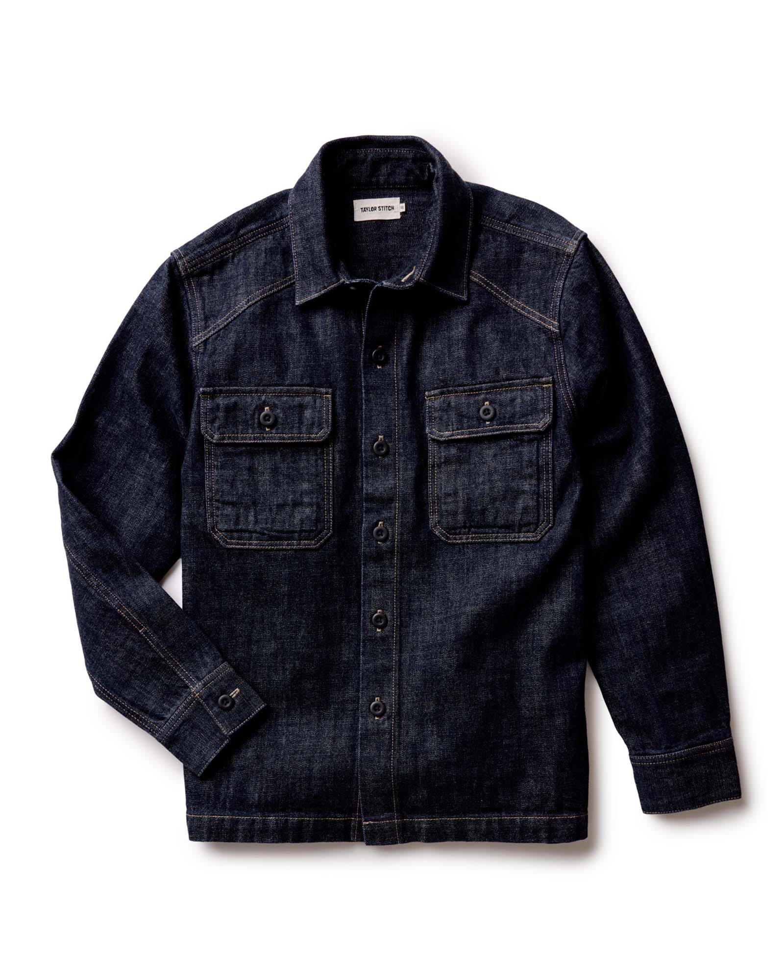 The Shop Shirt in Selvedge Rinsed Indigo
