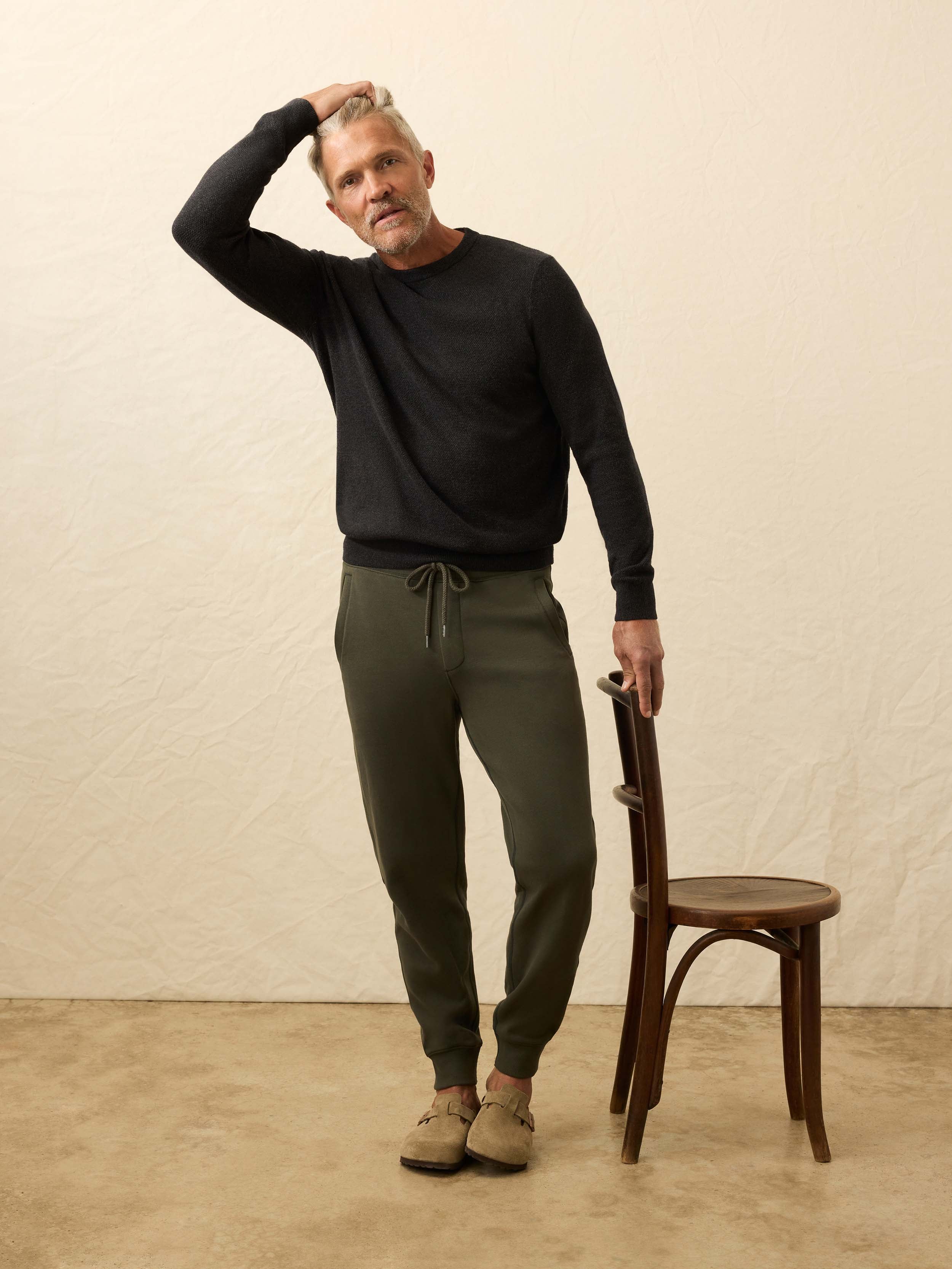 Jackson Crew Sweater II Wolf Black Heather