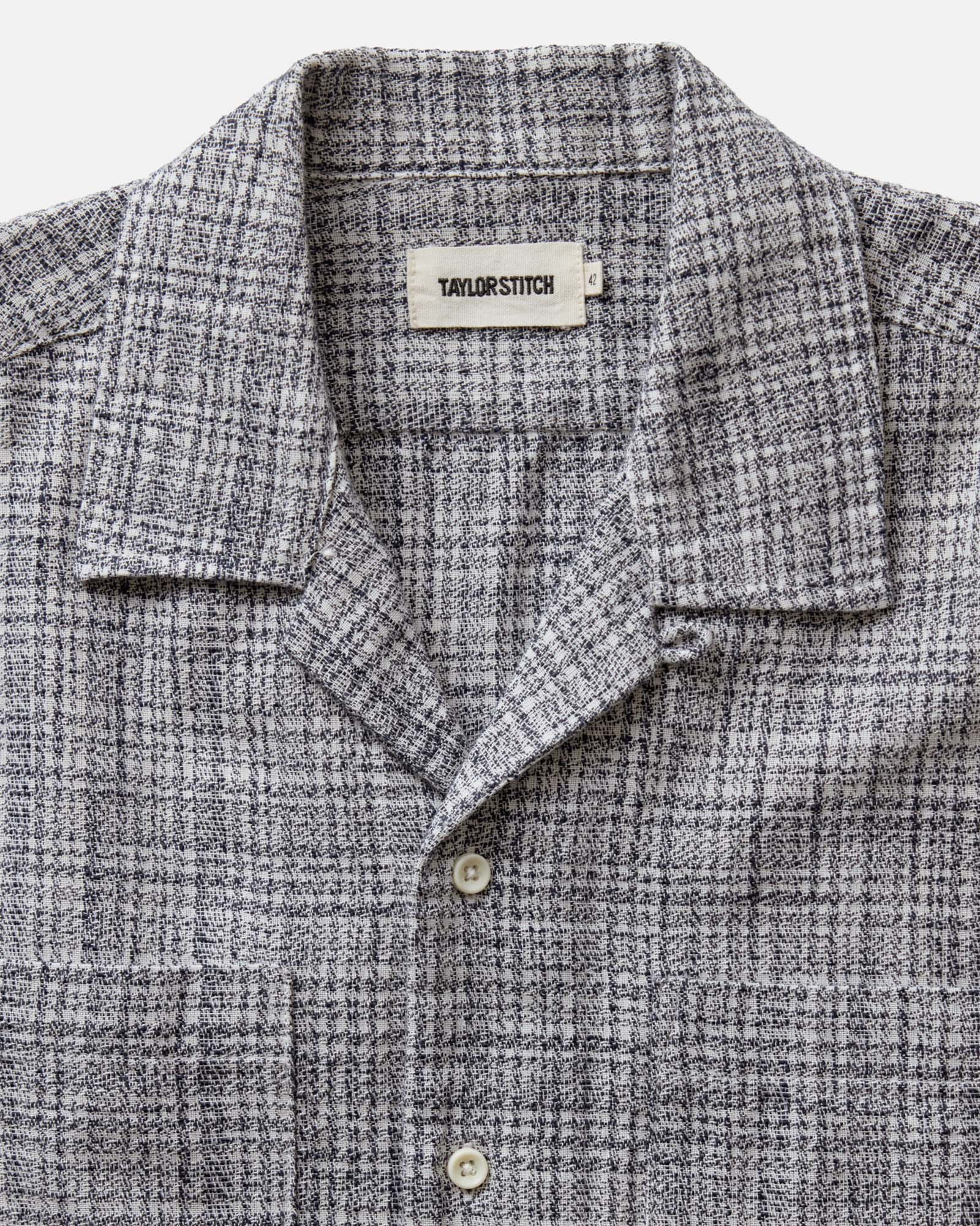 The Short Sleeve Conrad Shirt Cloud Clover Dobby