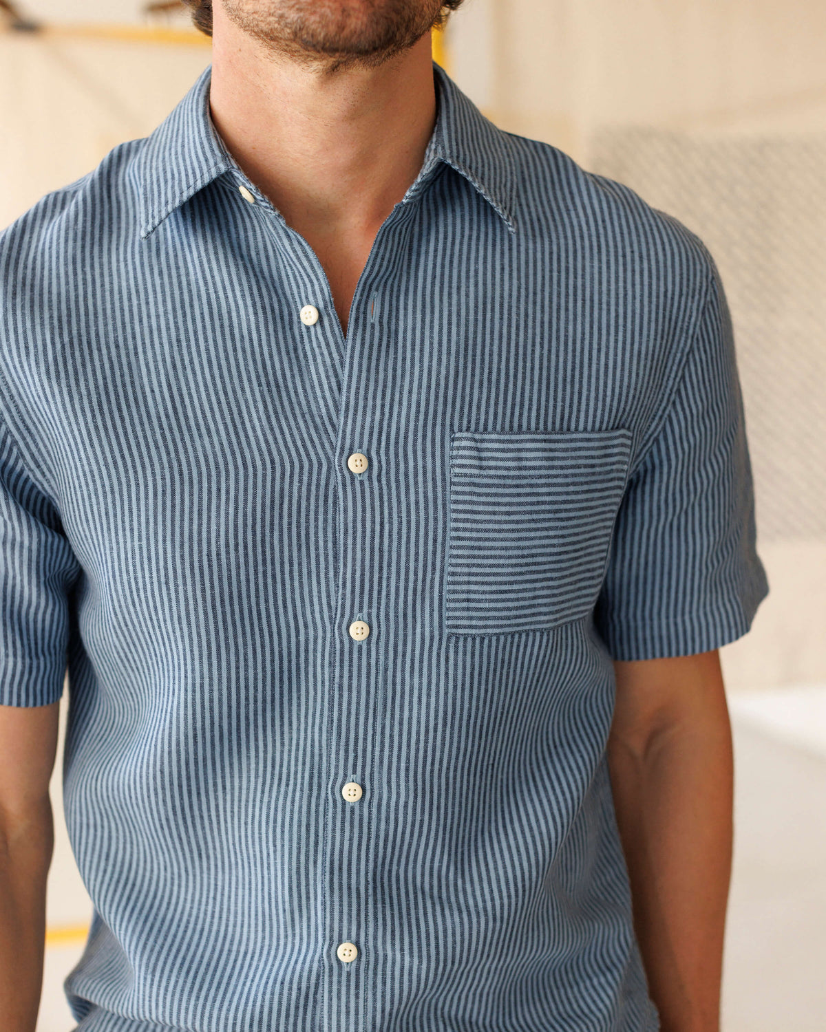 Ola Shirt Overdye Indigo
