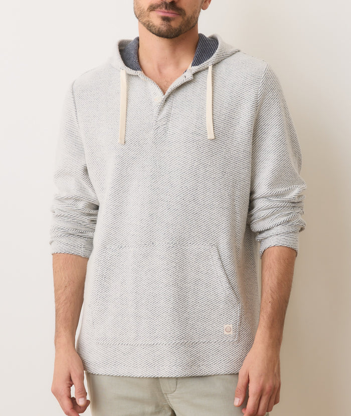Portola Beach Hoodie White/Navy