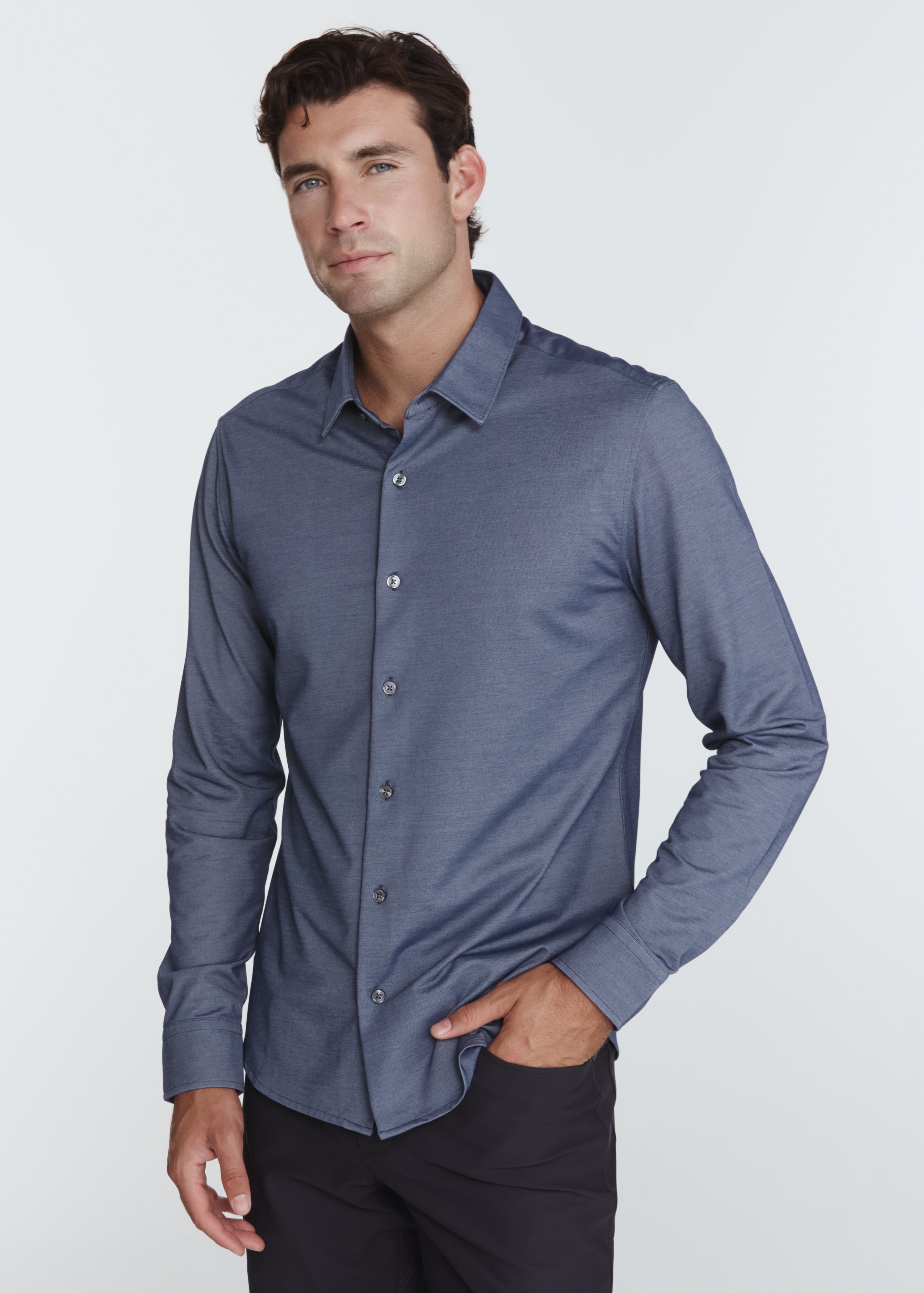 Formline Long Sleeve Shirt Navy