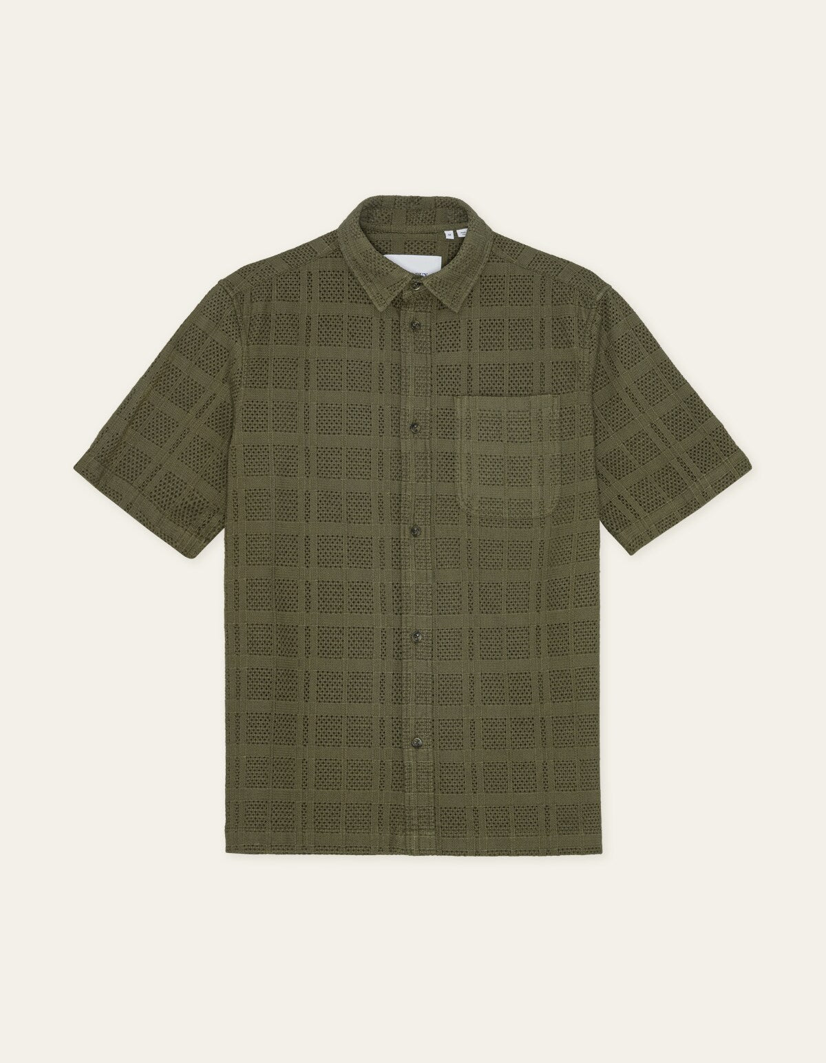Charlie Short Sleeve Shirt Olive Night
