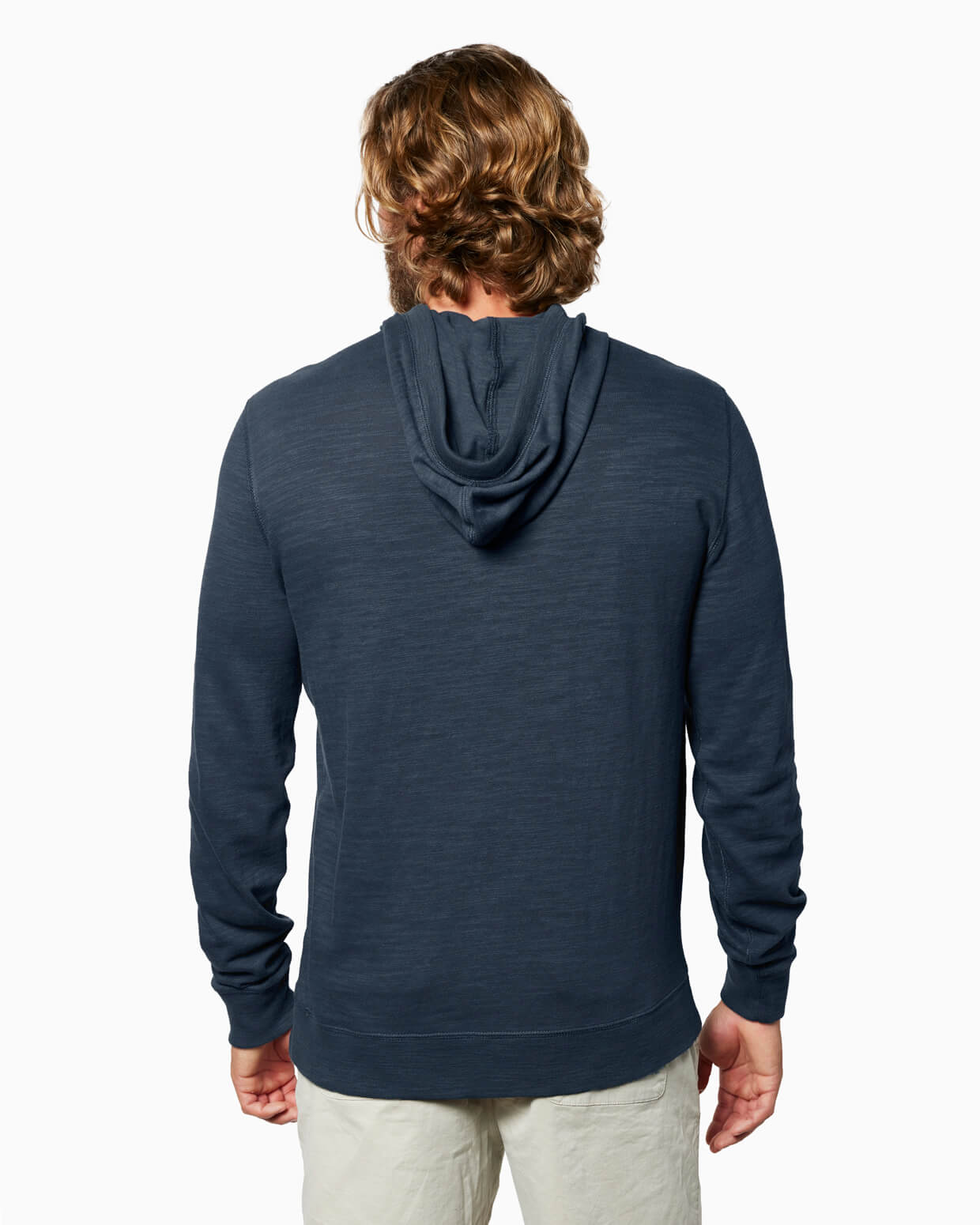 Surf Slub Hoodie Navy