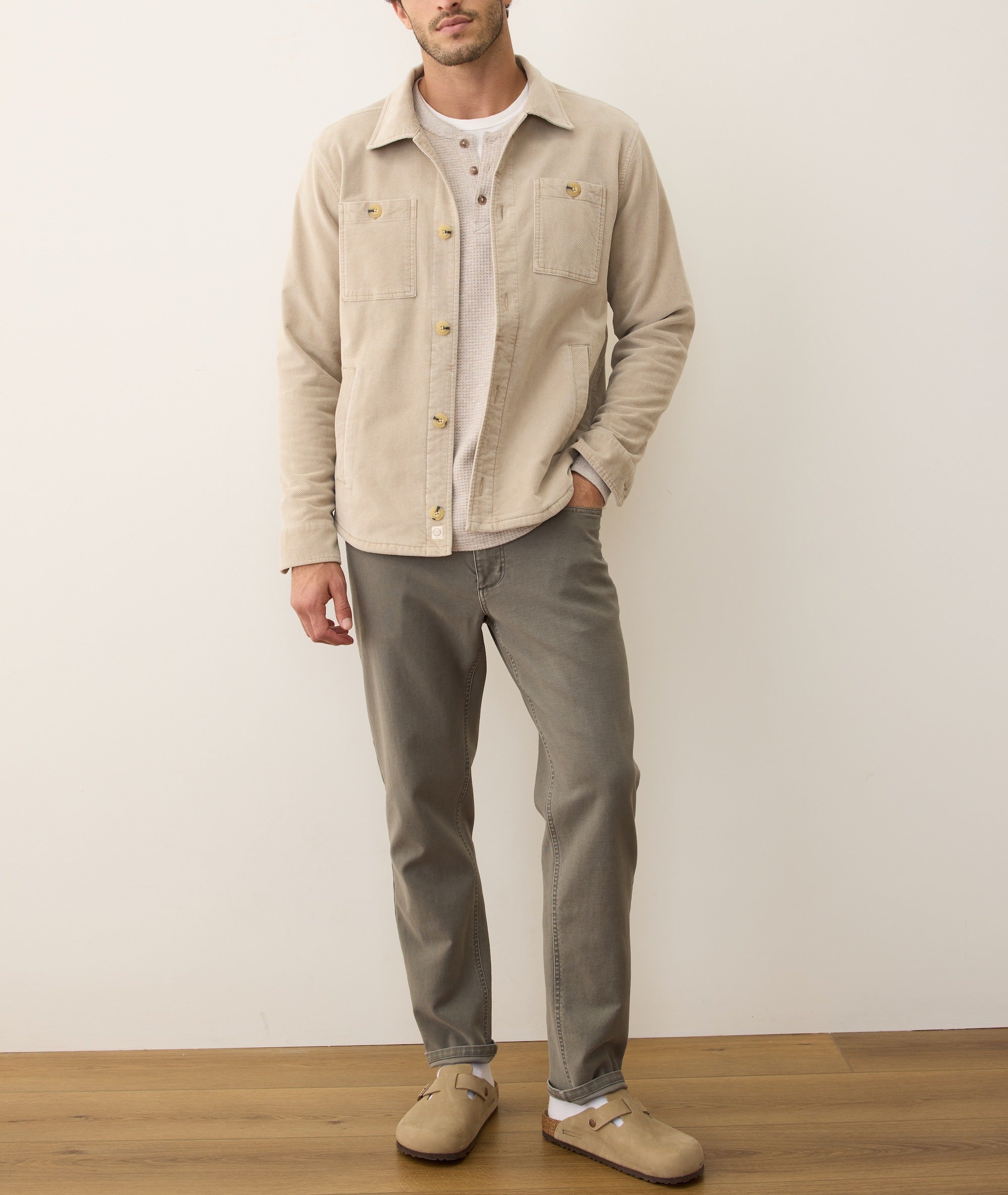 Max Moleskin Overshirt Taupe