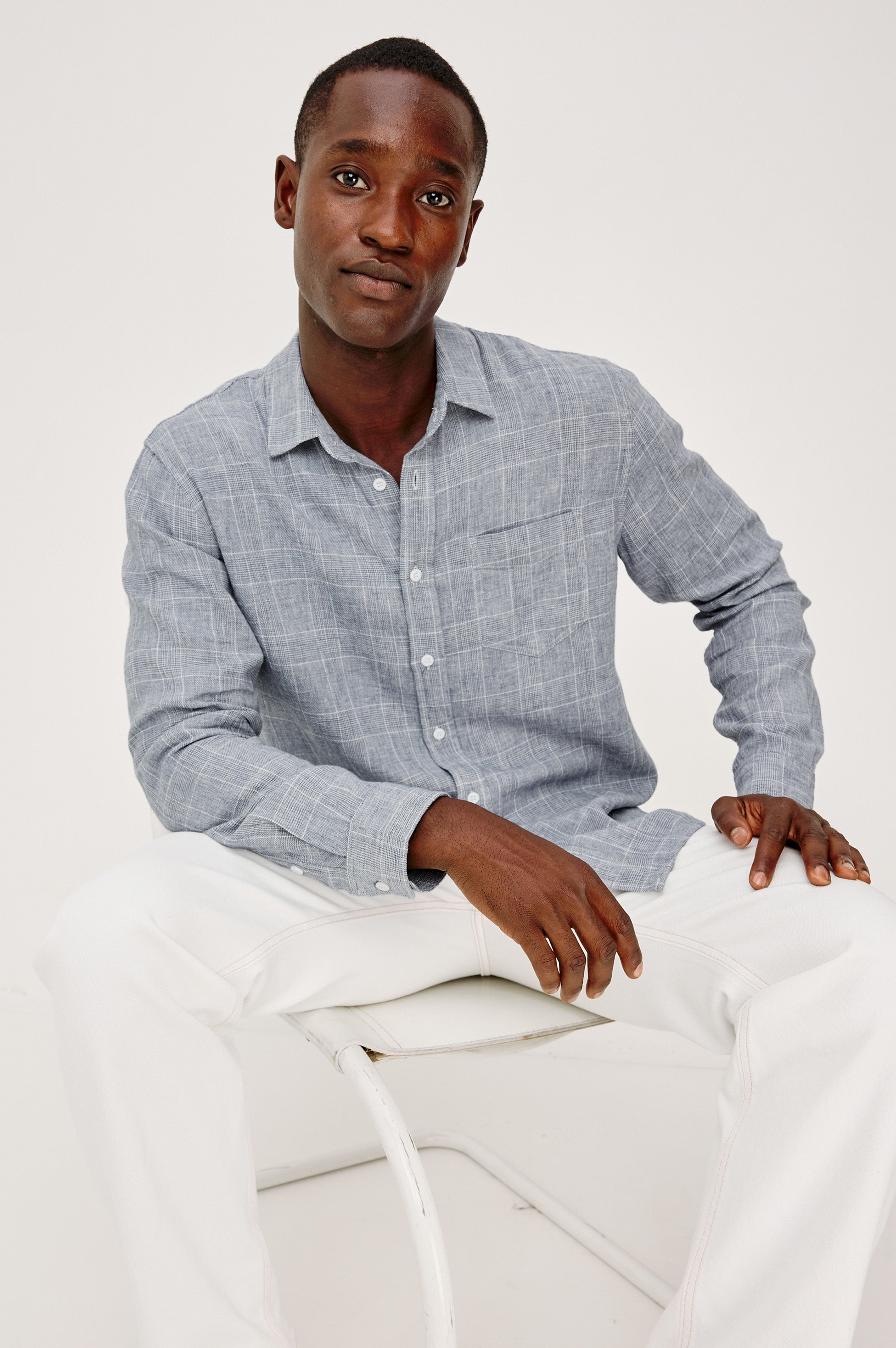 Gracy Shirt Navy White