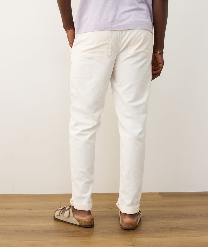 Saturday Stretch Beach Pant White
