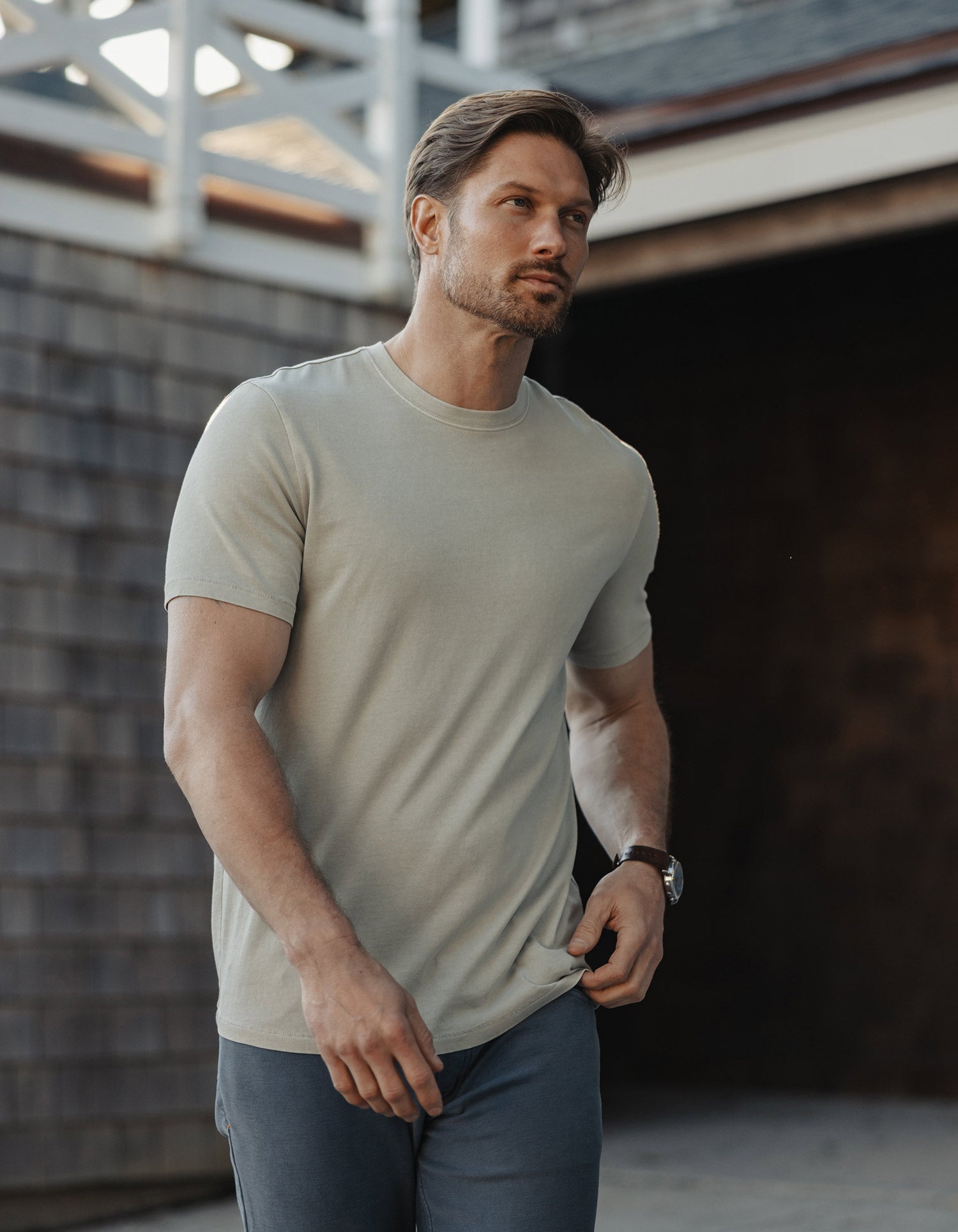 Normal Jersey Tee Limestone