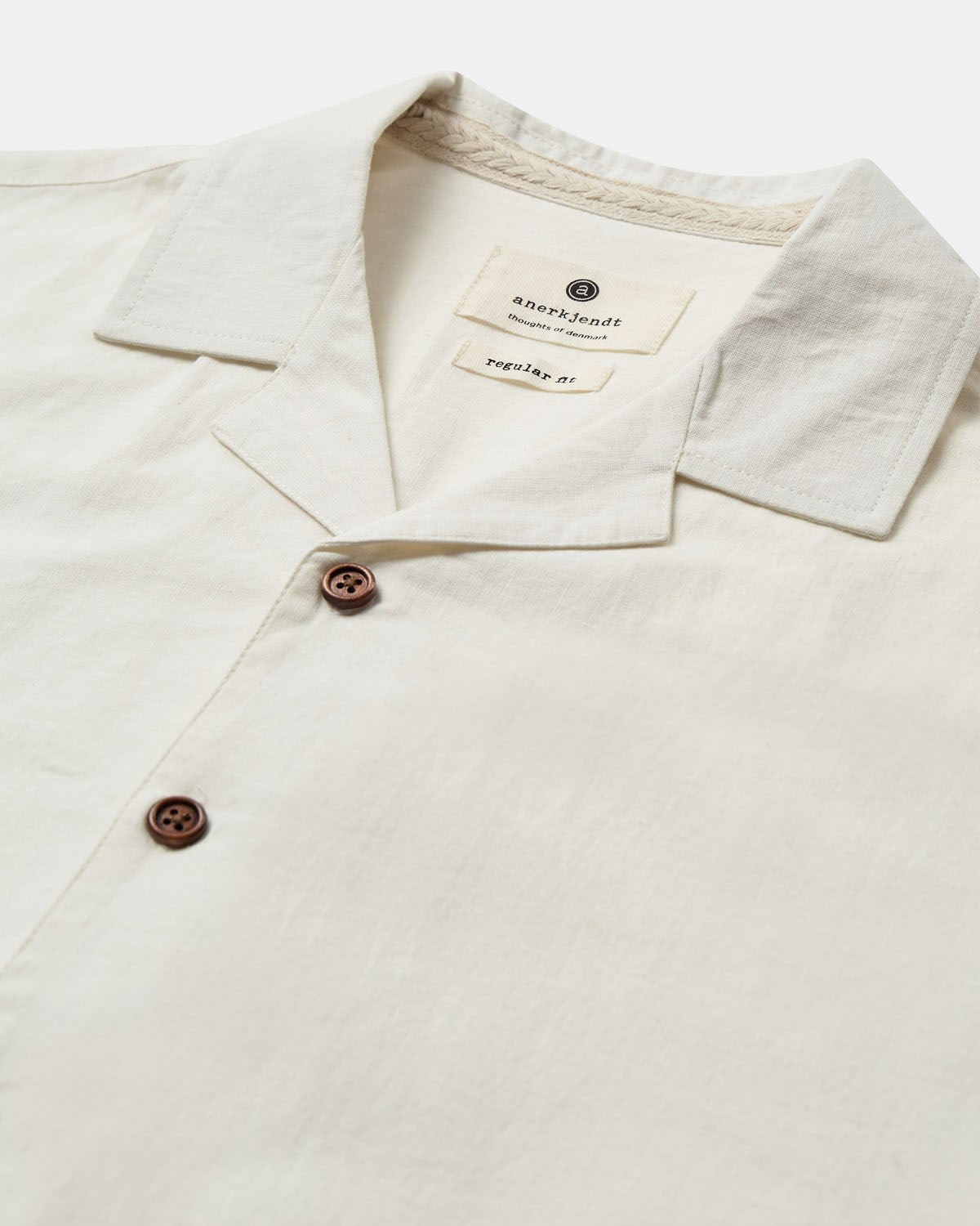Akleo Short Sleeve Cot/Linen Shirt Tofu
