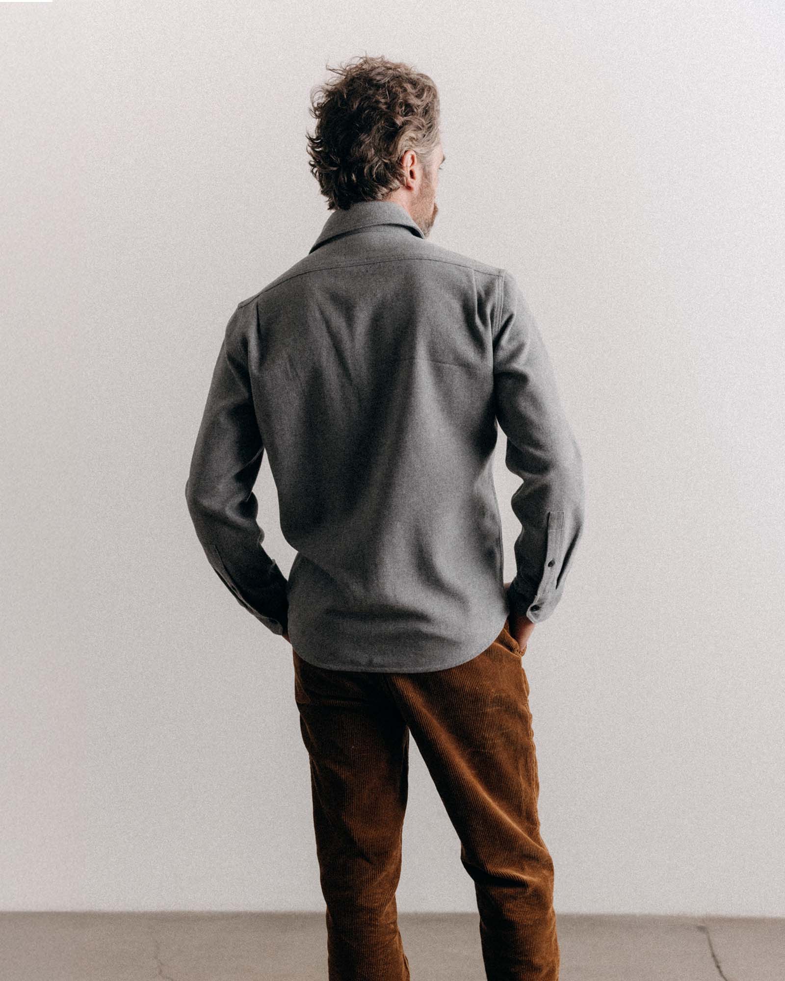 The CPO Shirt in Twill Ash Heather