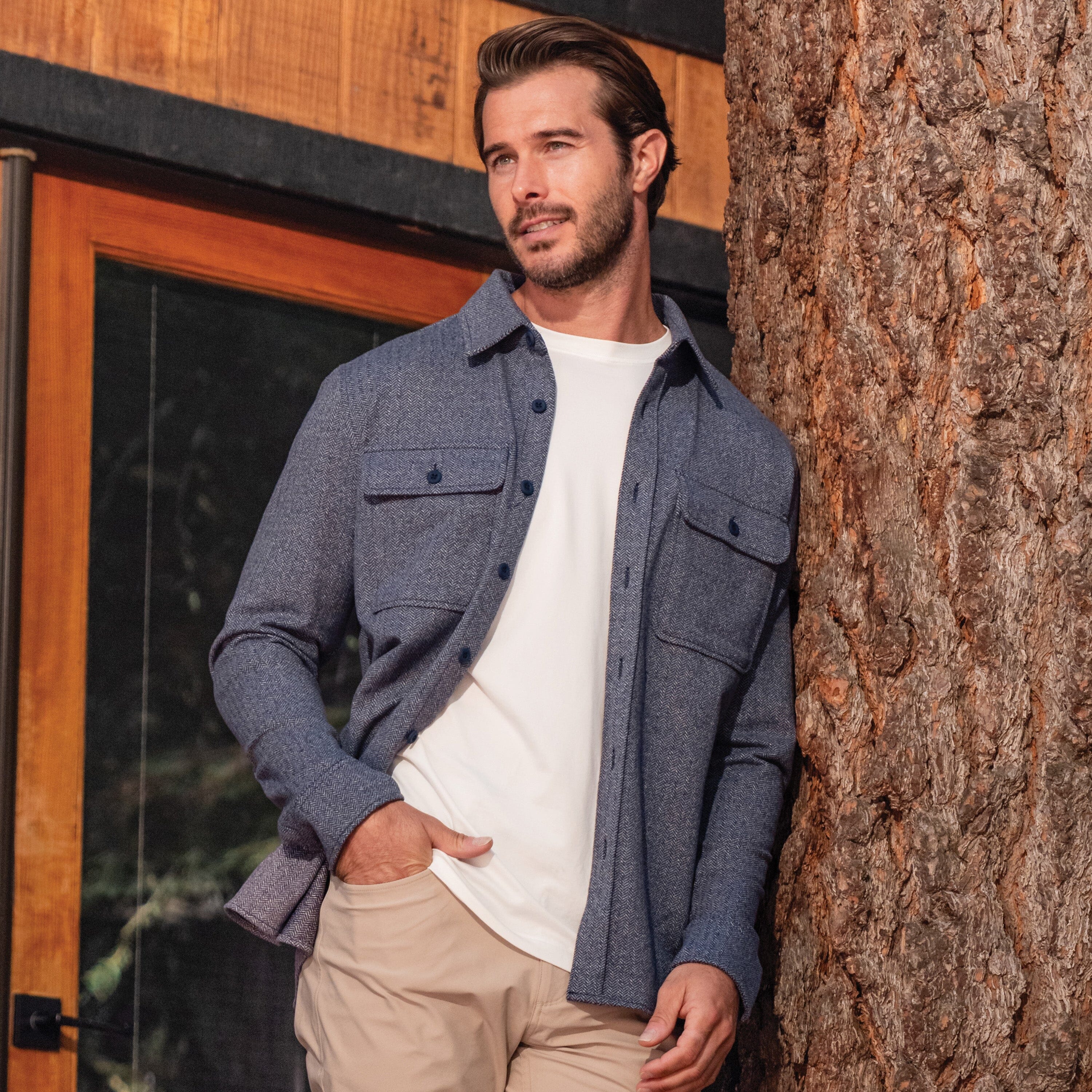 Sheffield Shirt Fleet Navy/White