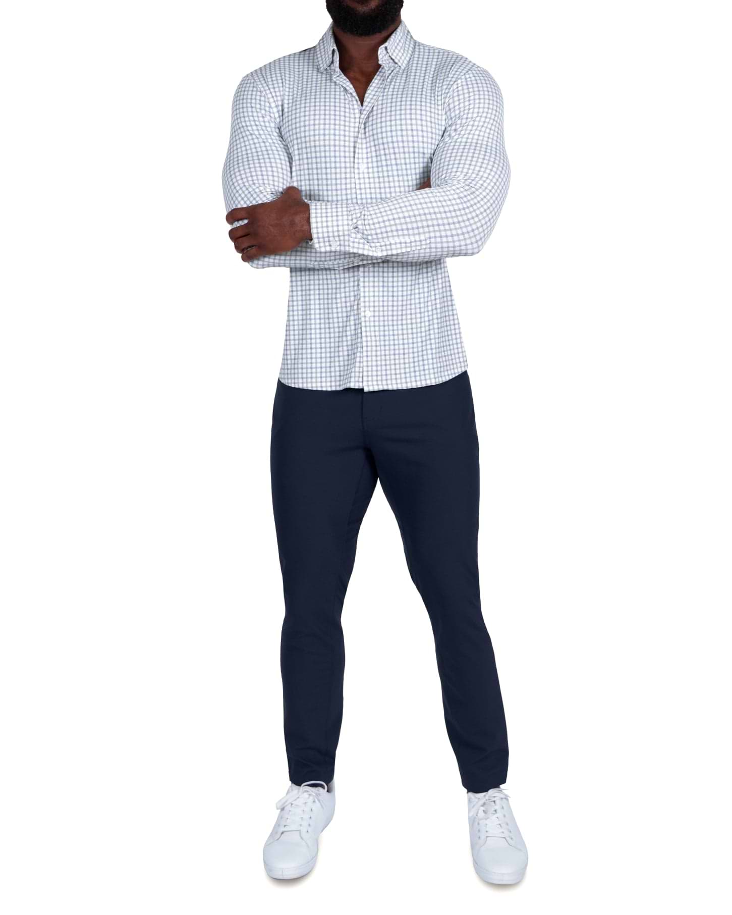 The Dime Shirt White/Grey/Light Blue