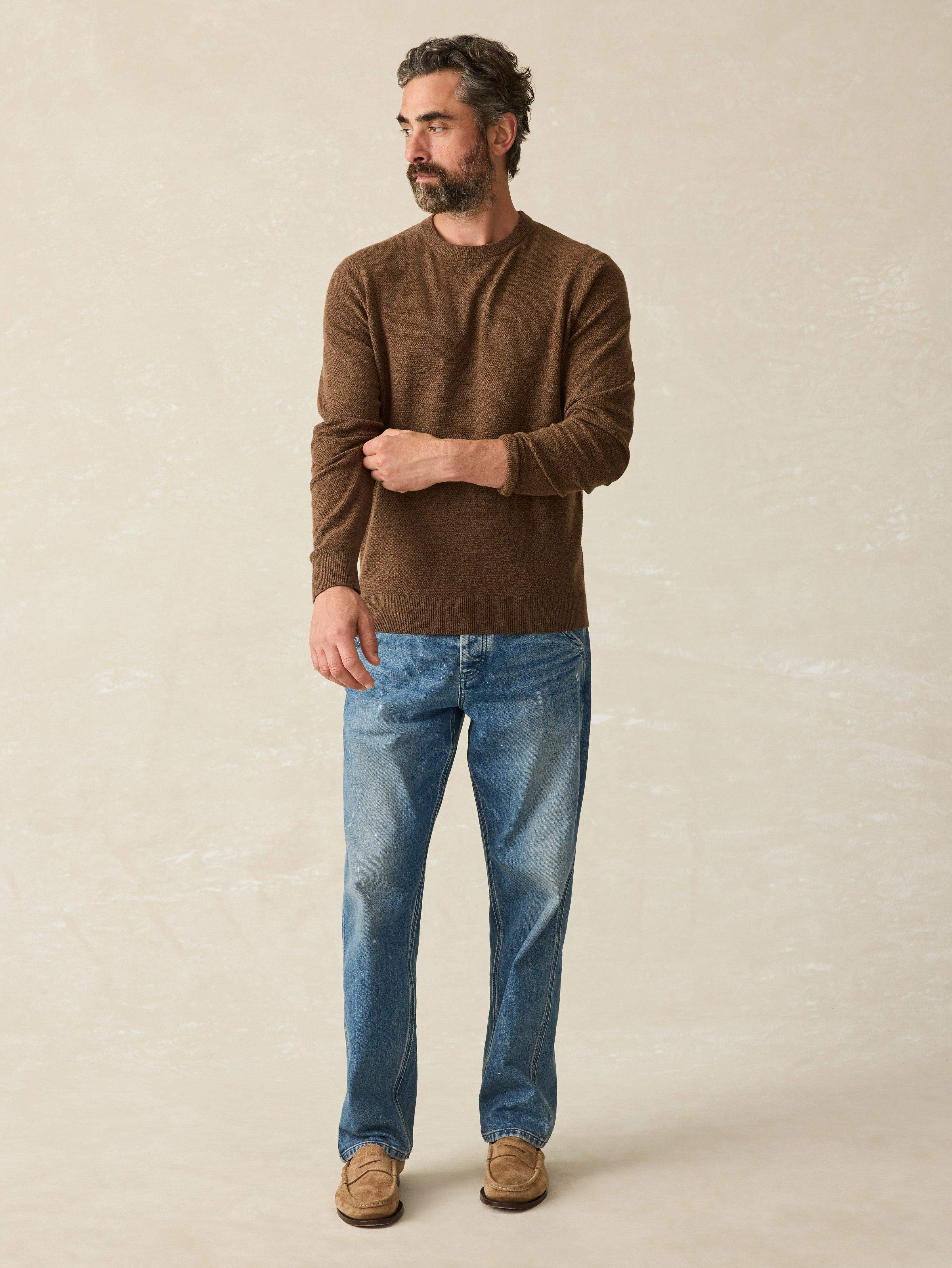 Jackson Crew Sweater II Trail Brown Heather