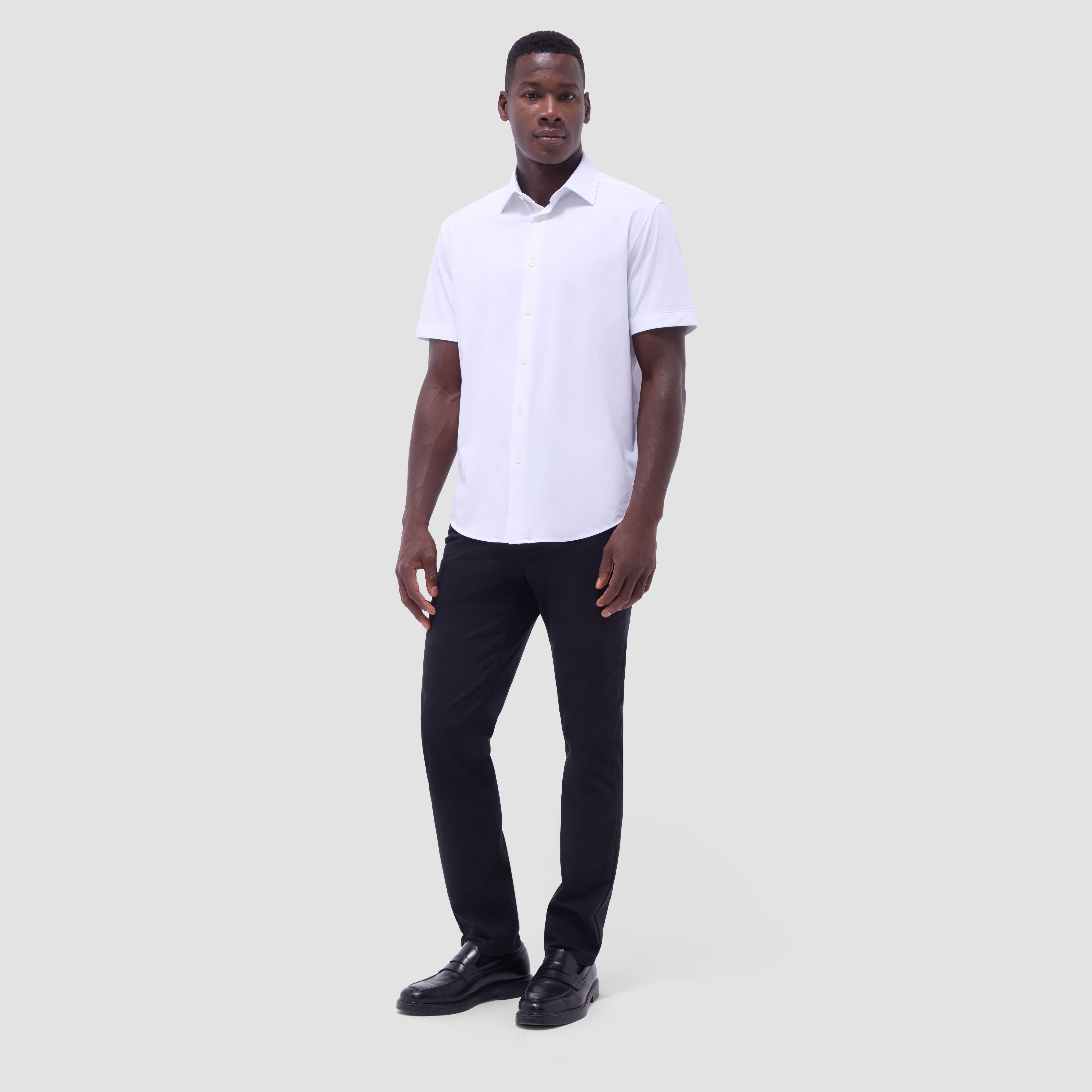 OOOHCotton Miles Short Sleeve Shirt White
