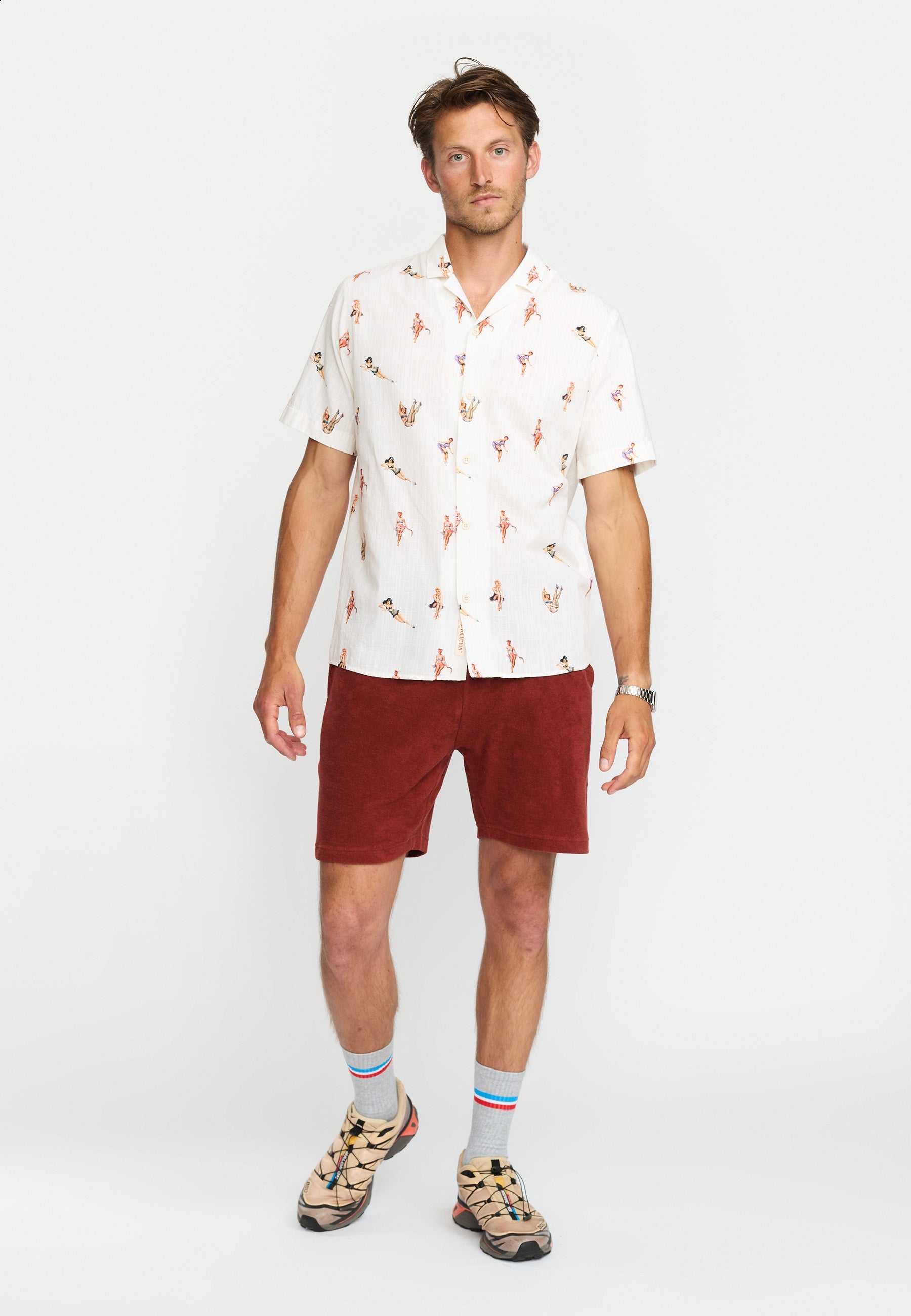 Short-Sleeved Cuban Shirt Off-White