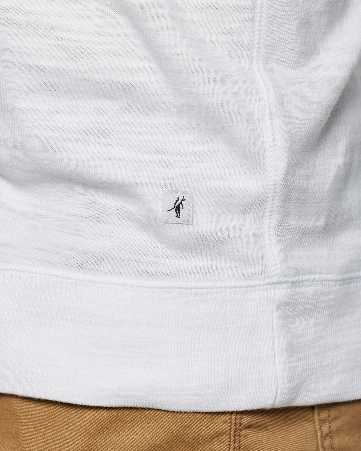 Surf Slub Hoodie White