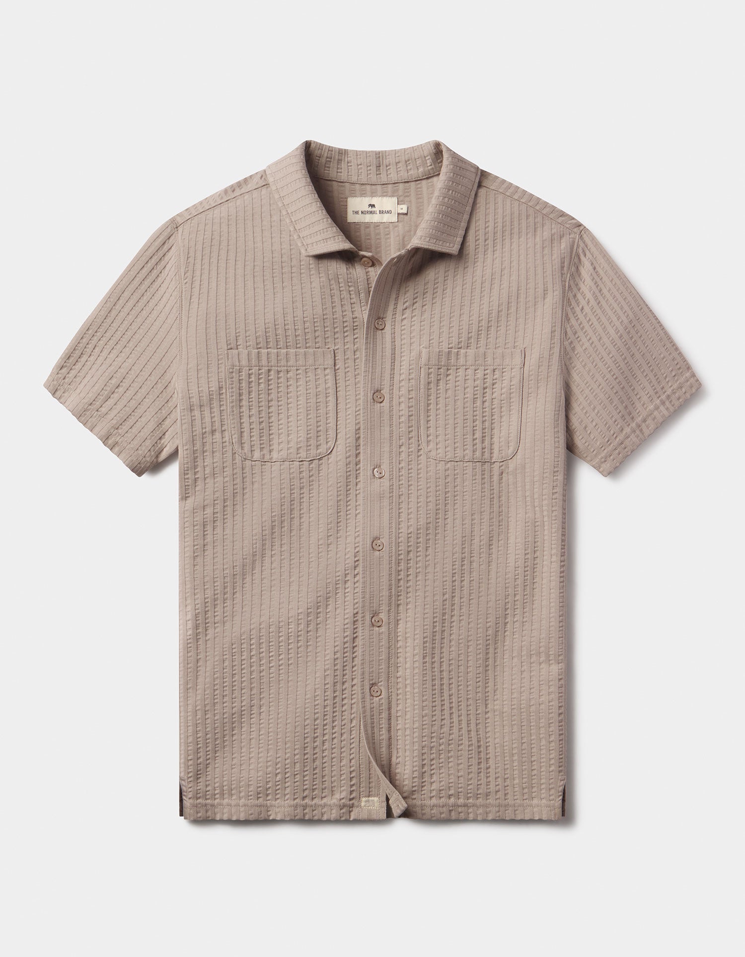 Knit Getaway Button Up Taupe