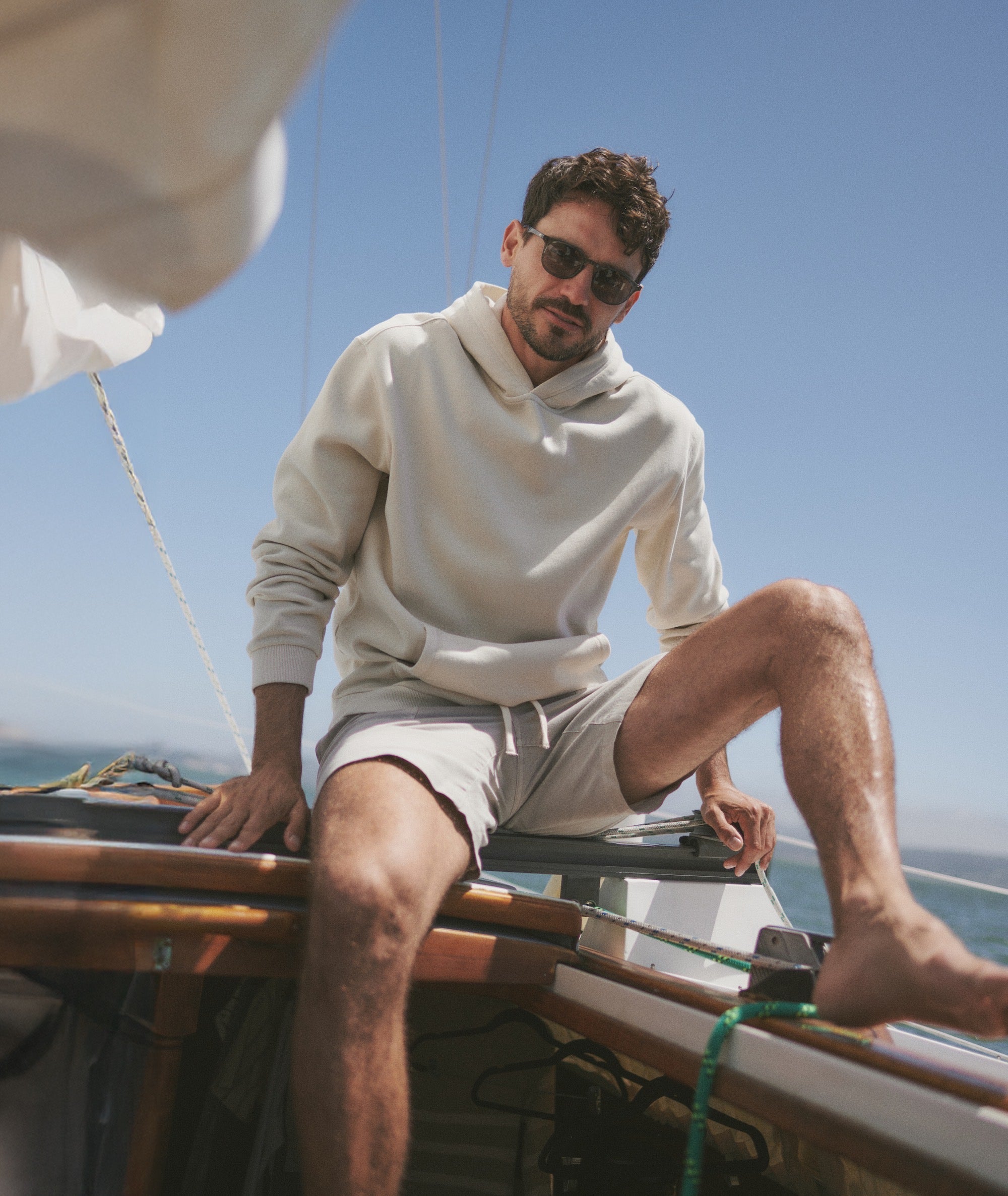 Relaxed Cloud 9 Fleece Hoodie Whitecap