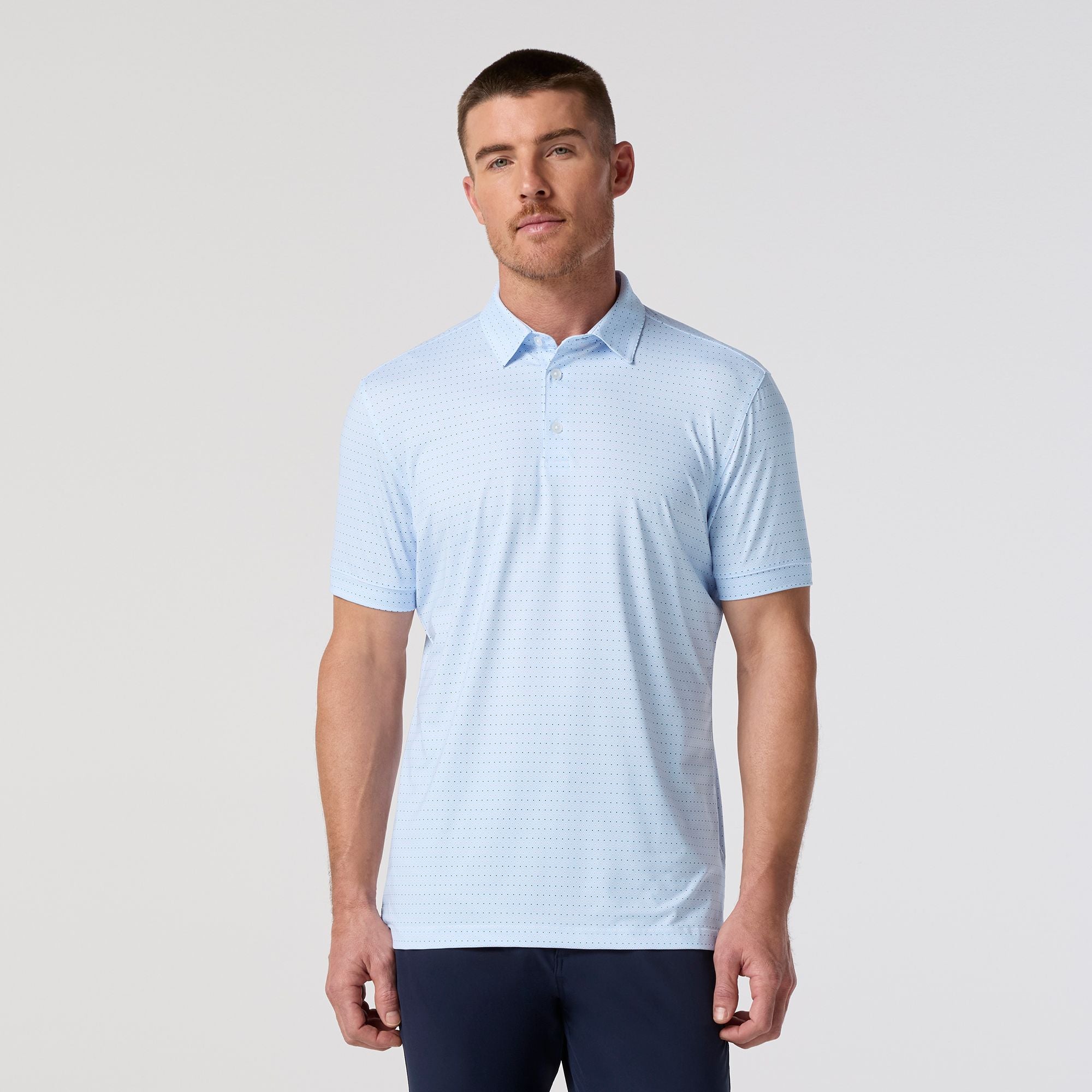 Versa Short Sleeve Polo Provence Diamond Sunburst