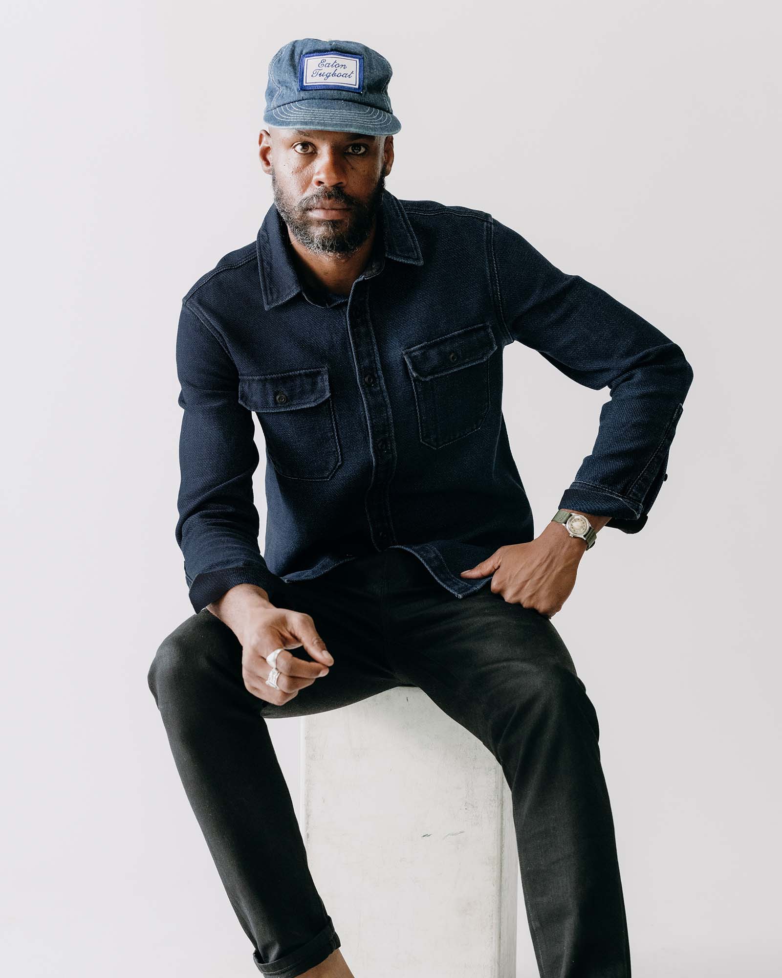 The Division Shirt Rinsed Indigo