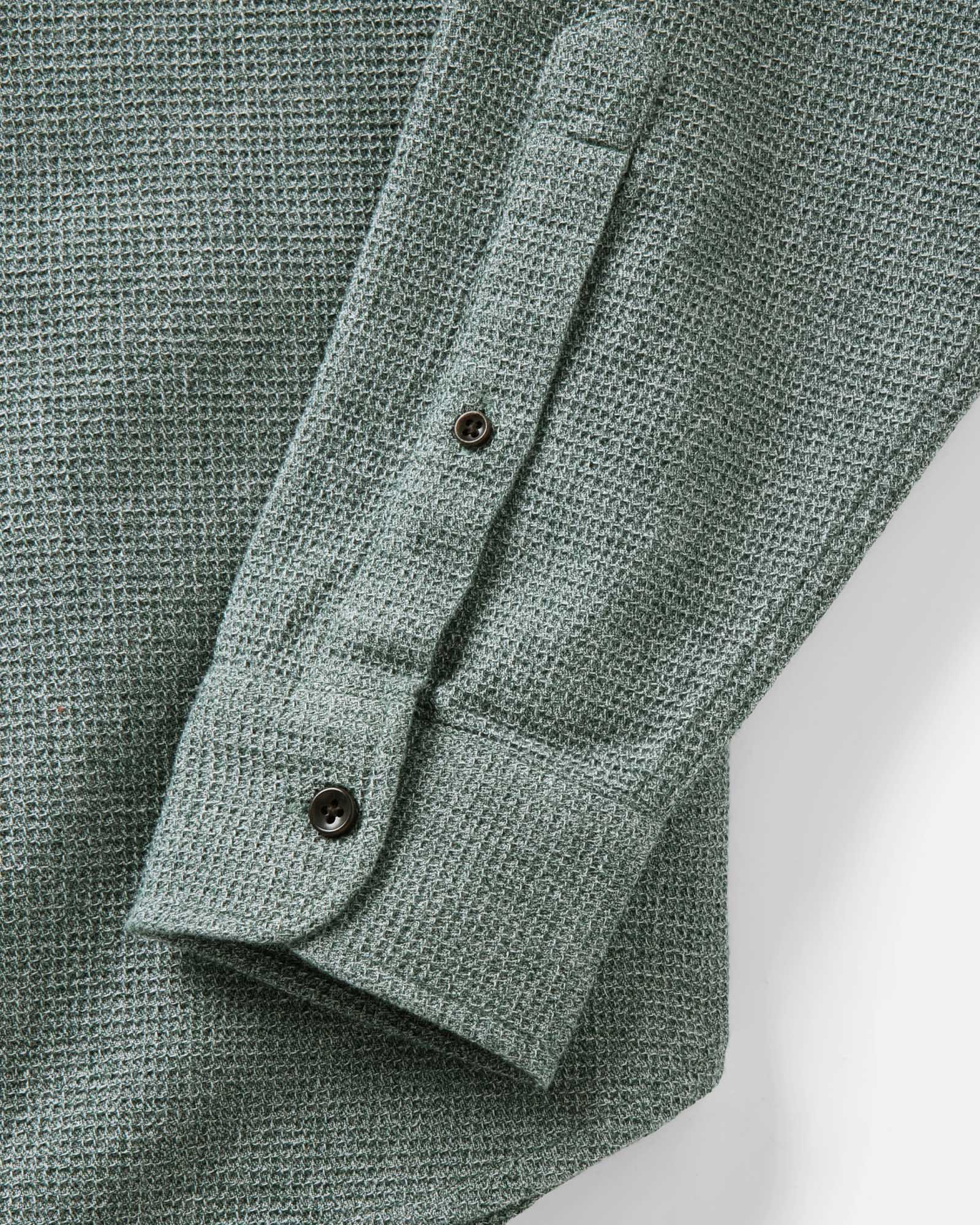 The Jack Waffle Shirt Pine Twist