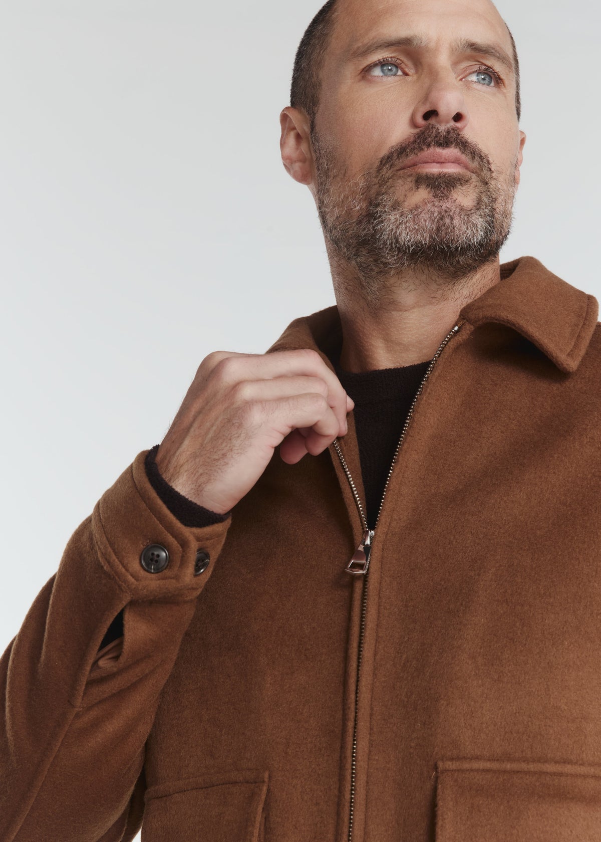 Weston Wool Flight Jacket Umber