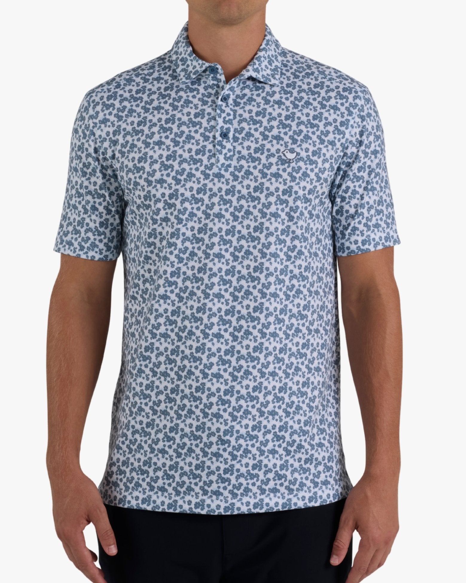 Garden Gala Polo Blue Mirage