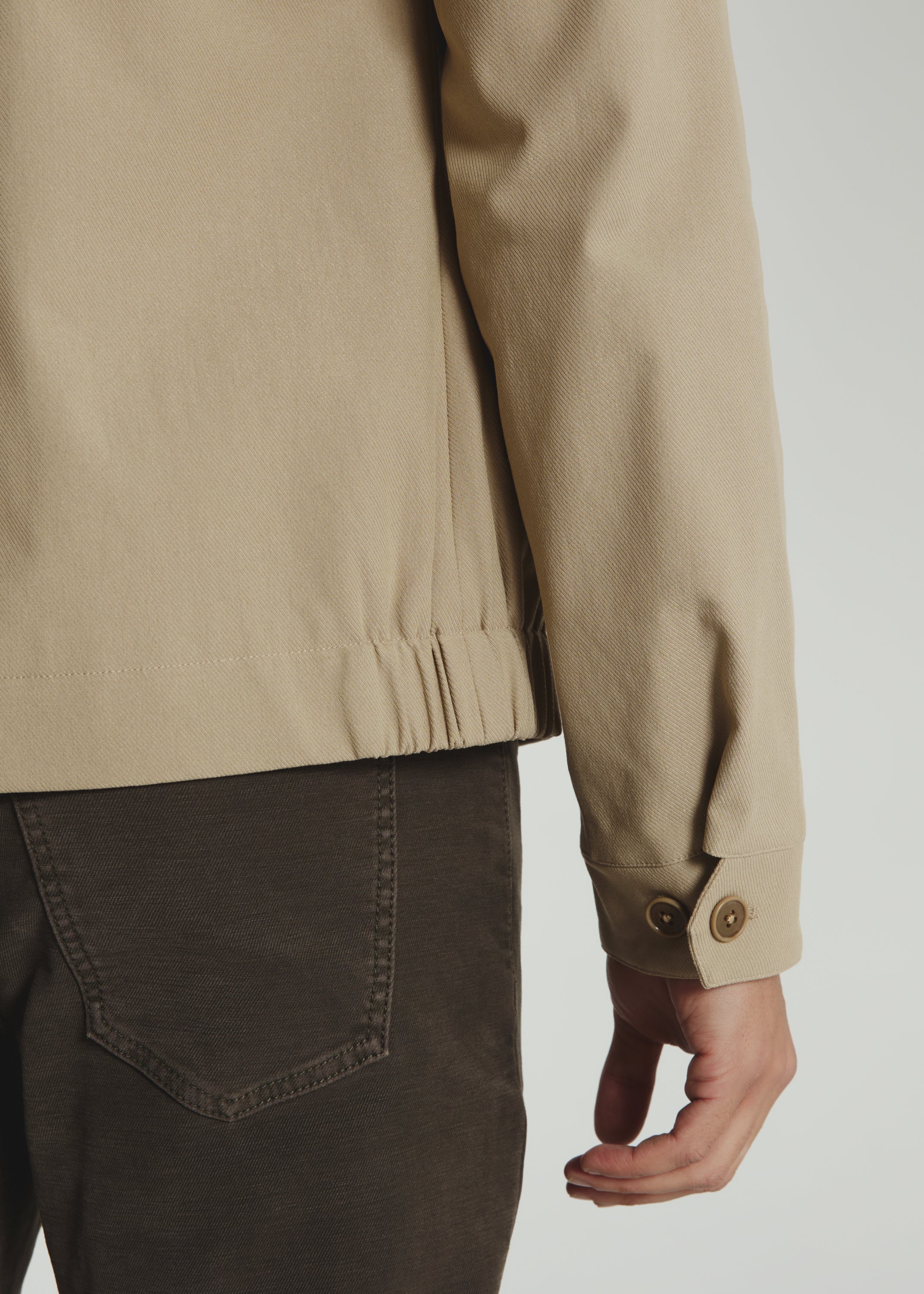 Baron Full Zip Jacket Khaki