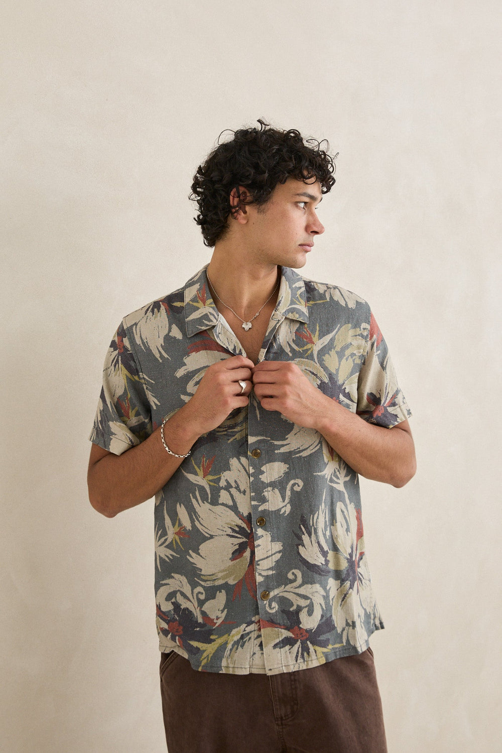 Tropical Camo Short Sleeve Shirt Camo
