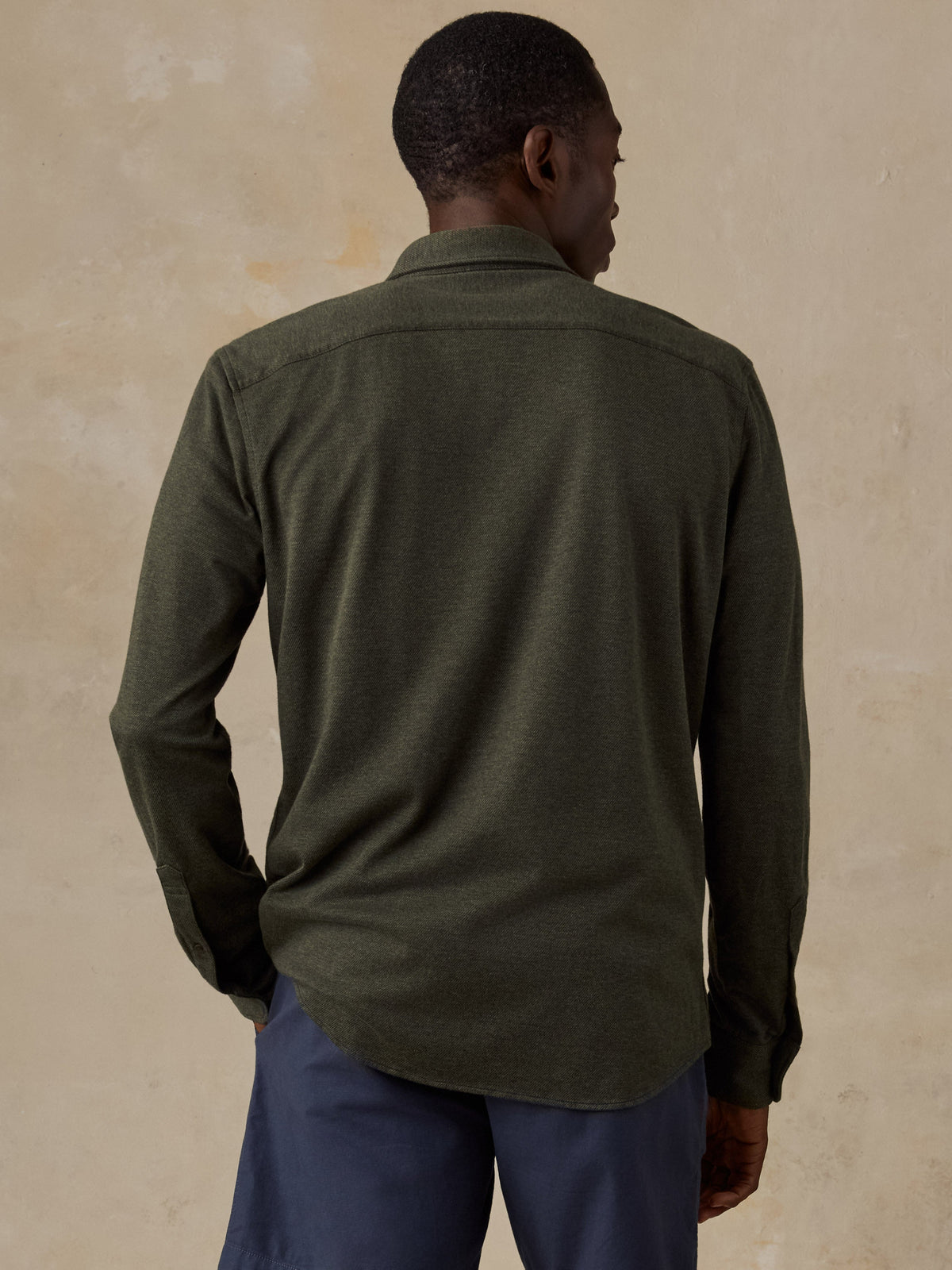 Coastline Knit Shirt Forest Canyon Twill