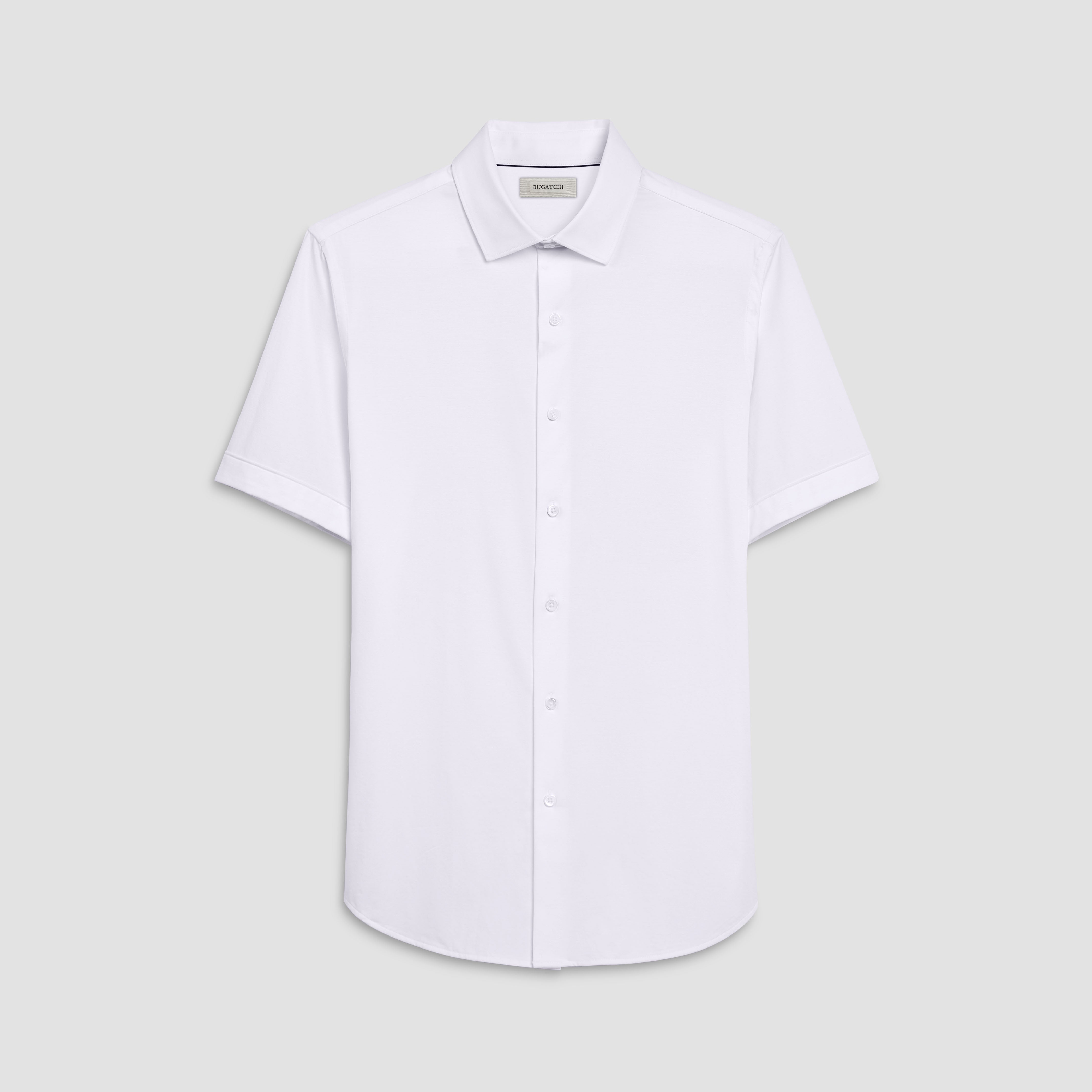 OOOHCotton Miles Short Sleeve Shirt White